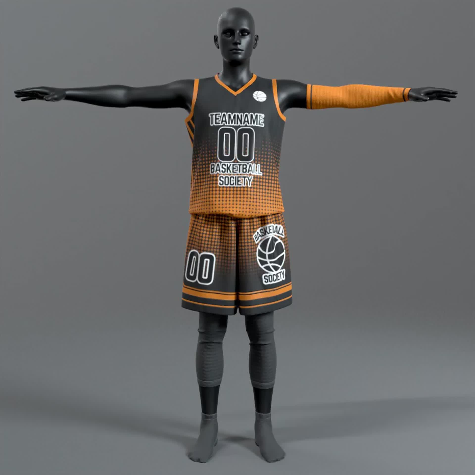 ArtStation - Basketball Uniform