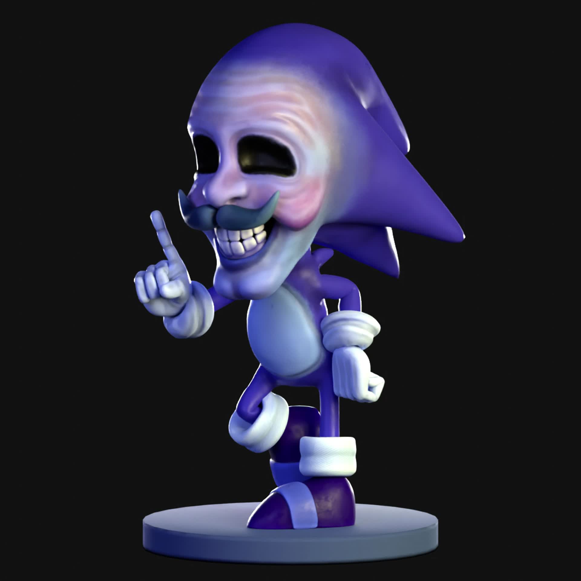 ArtStation - Majin Sonic - Sonic CD Easter Egg Renders