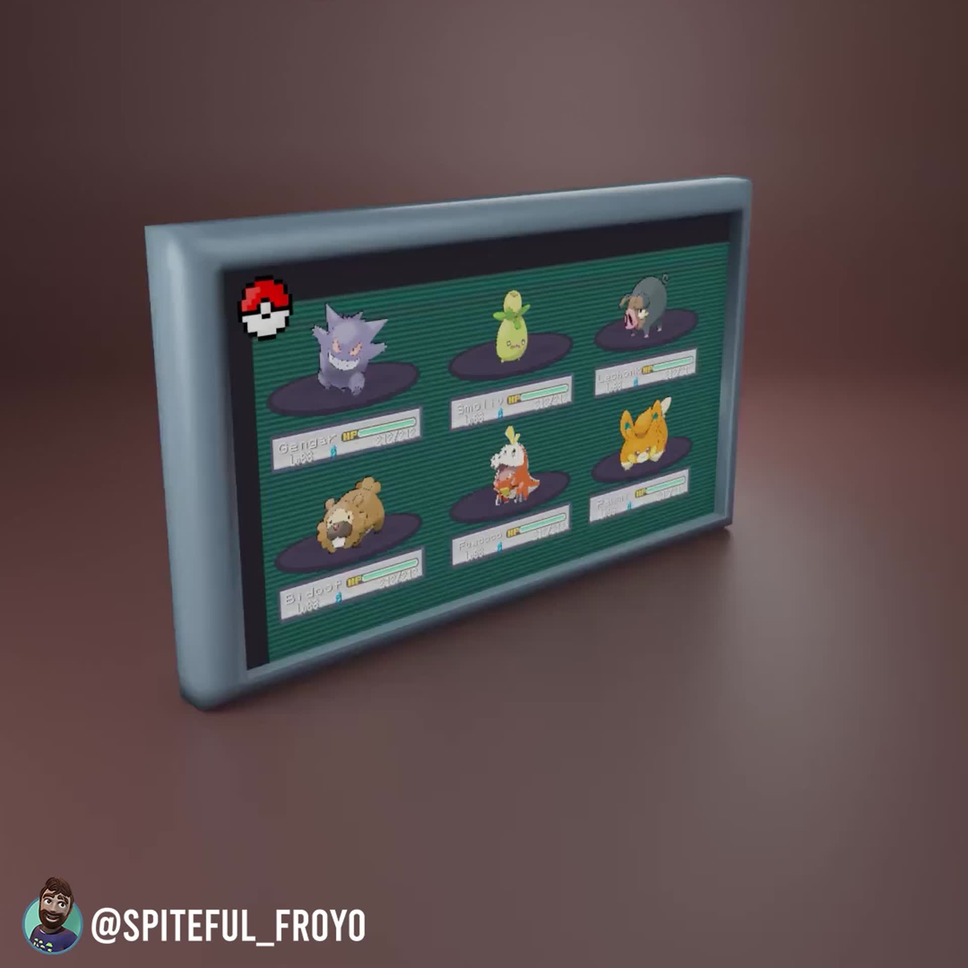 ArtStation - Pokemon Fire Red 3D