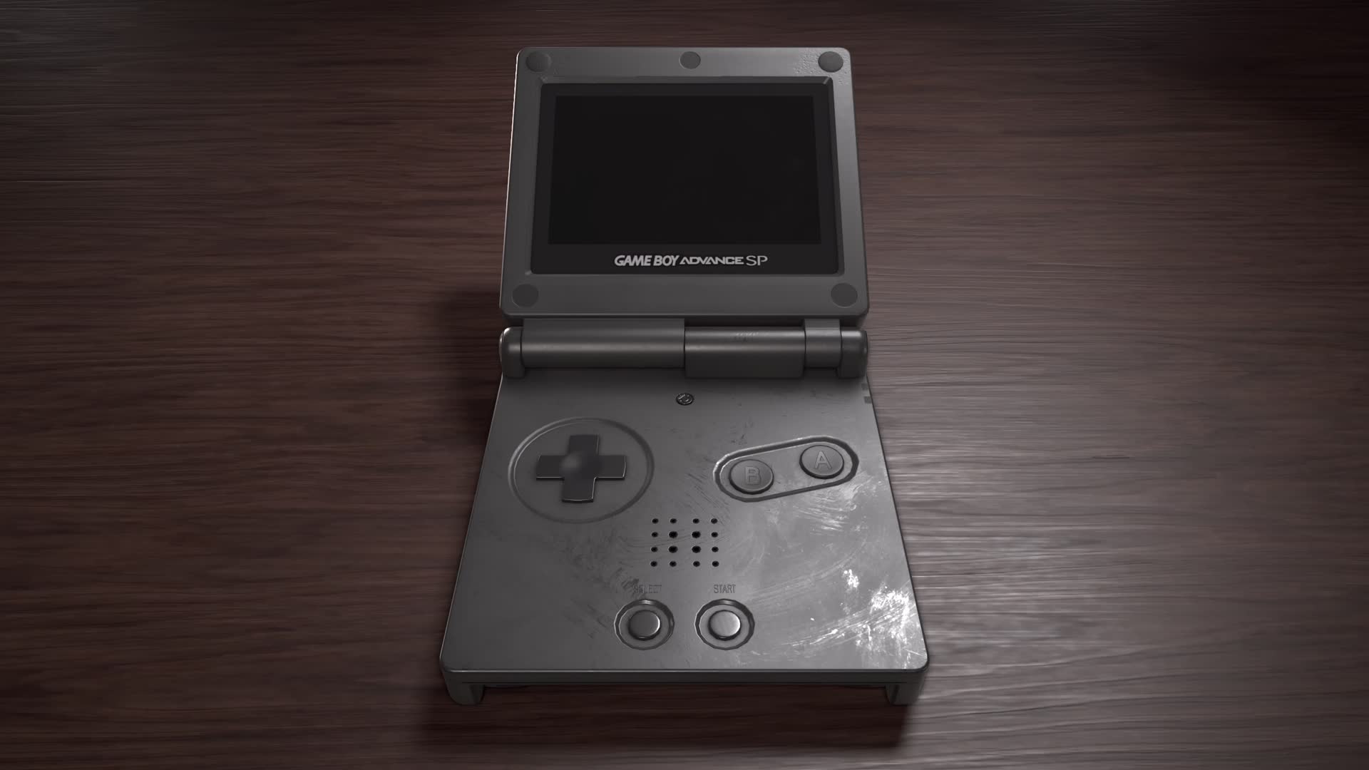 Nintendo Game Boy Advance SP wallpaper - dark grey