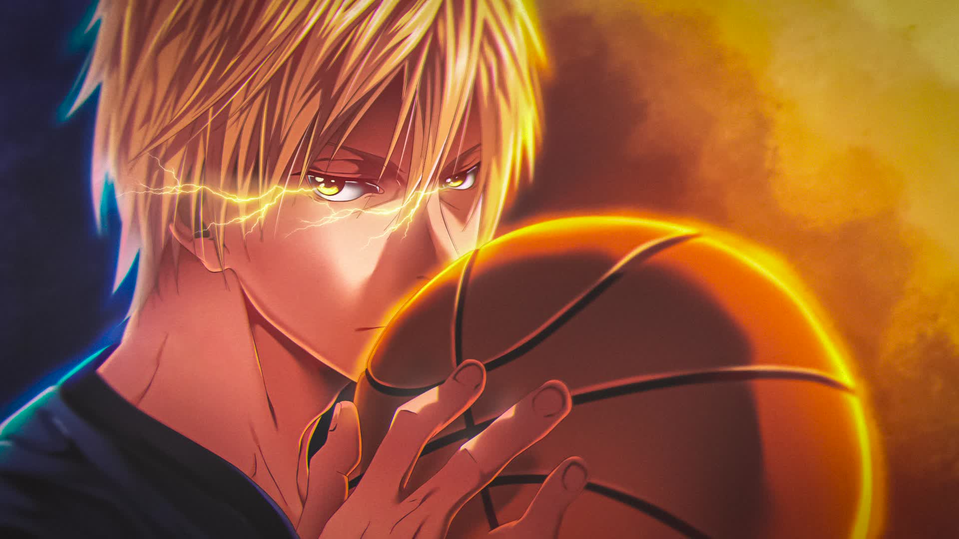 Wallpaper look, sunflowers, the ball, guy, Kuroko From Basket, Kuroko's  basketball, Ryouta, solar flare for mobile and desktop, section сёнэн,  resolution 1924x1212 - download