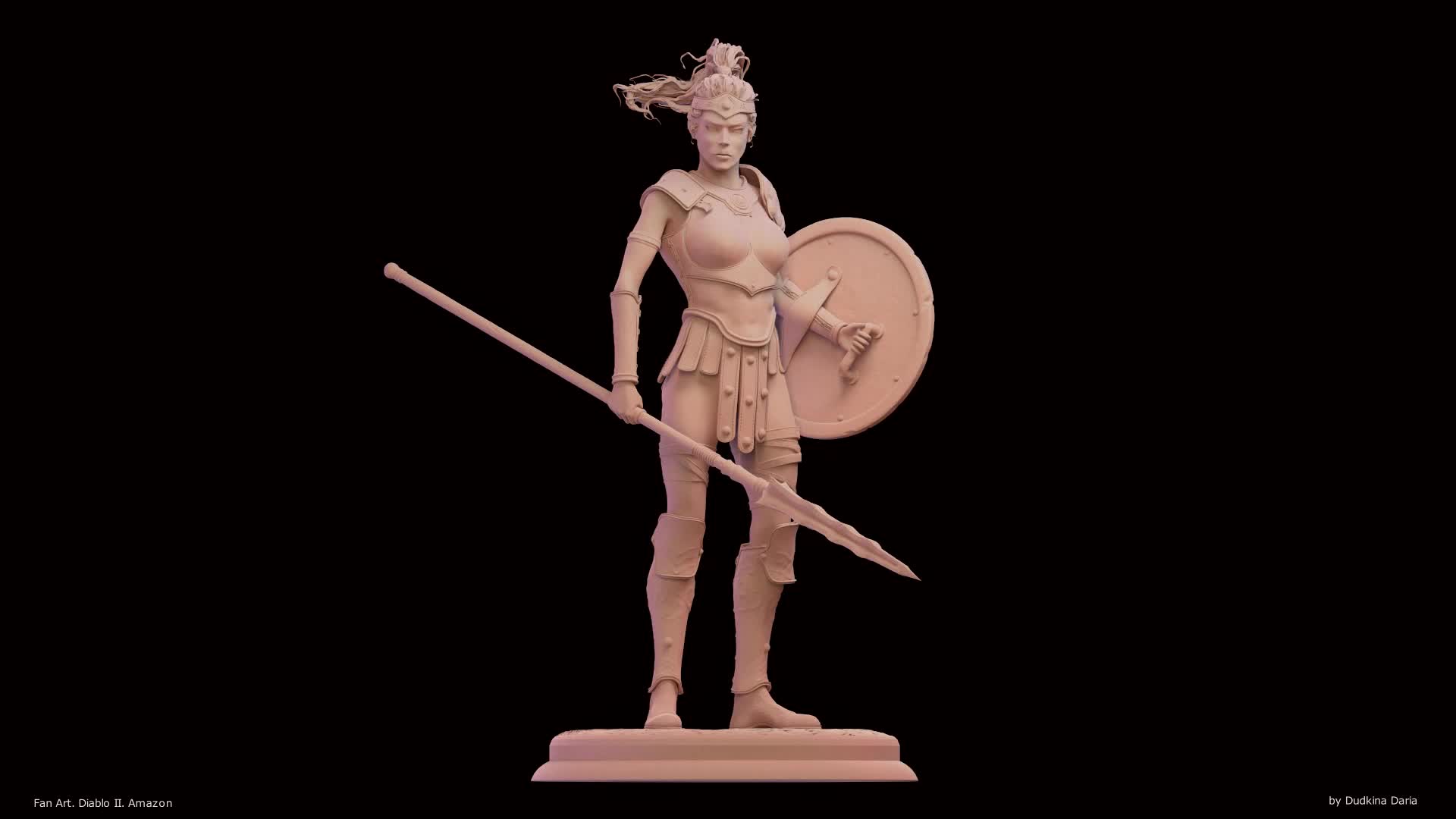 ゲームキャラクター Dtalon studio Diablo2 AMAZON statue Diablo Amazon Warrior 1/4 Collection Statue Statue - Corgi