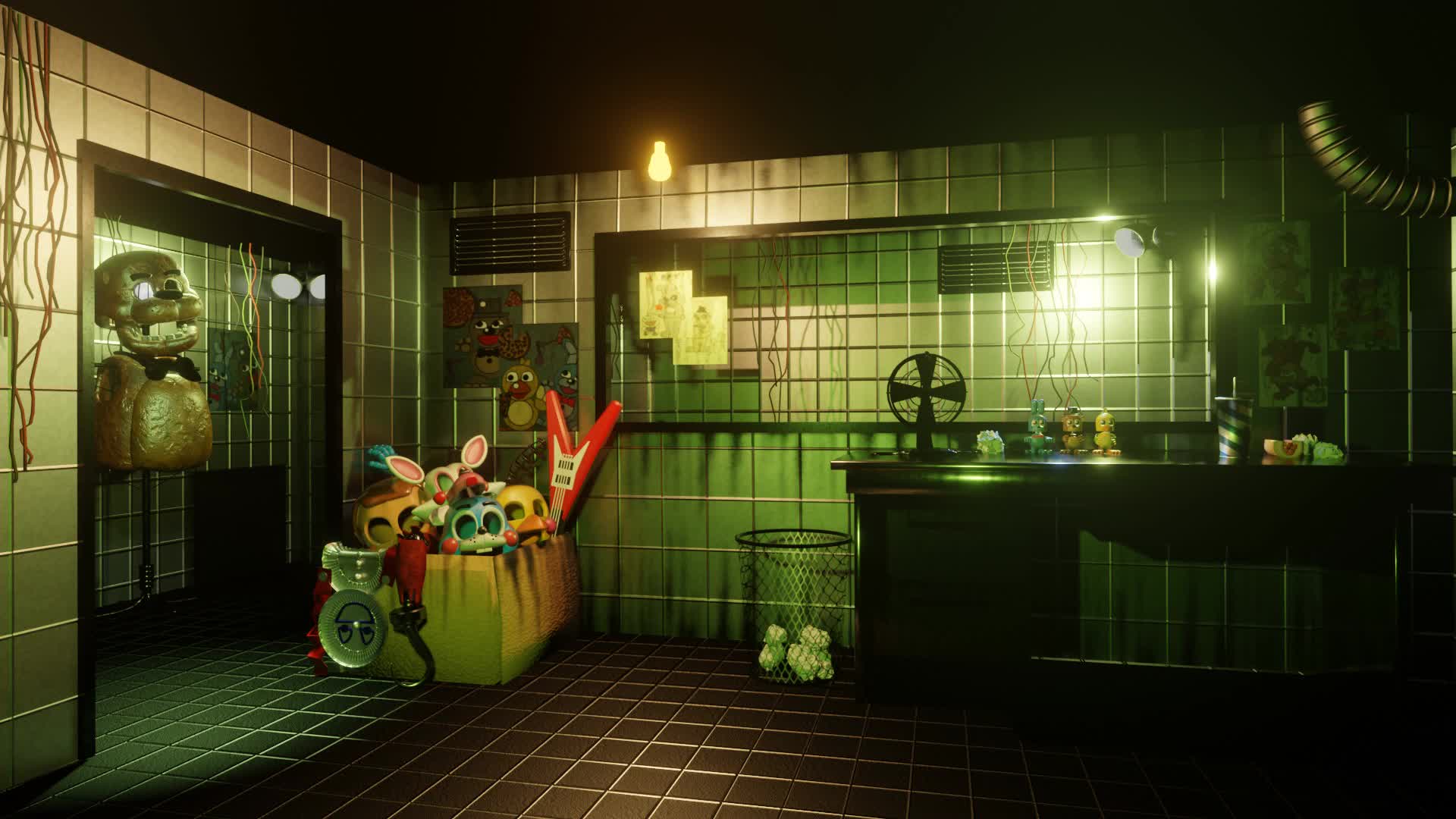 Abandoned FNaF 3 map - Finished Projects - Blender Artists Community