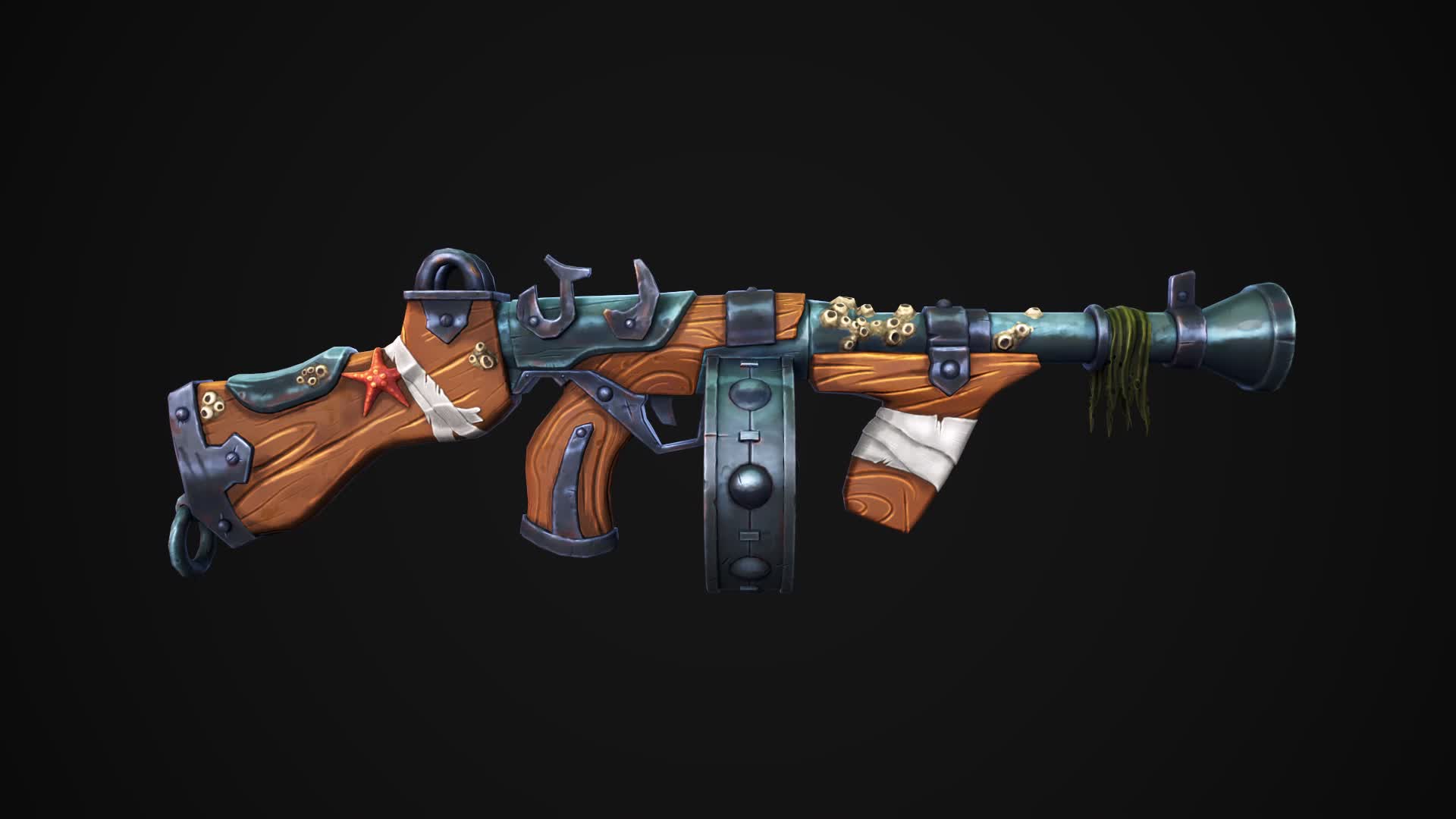 ArtStation - Stylized Tommy Guns