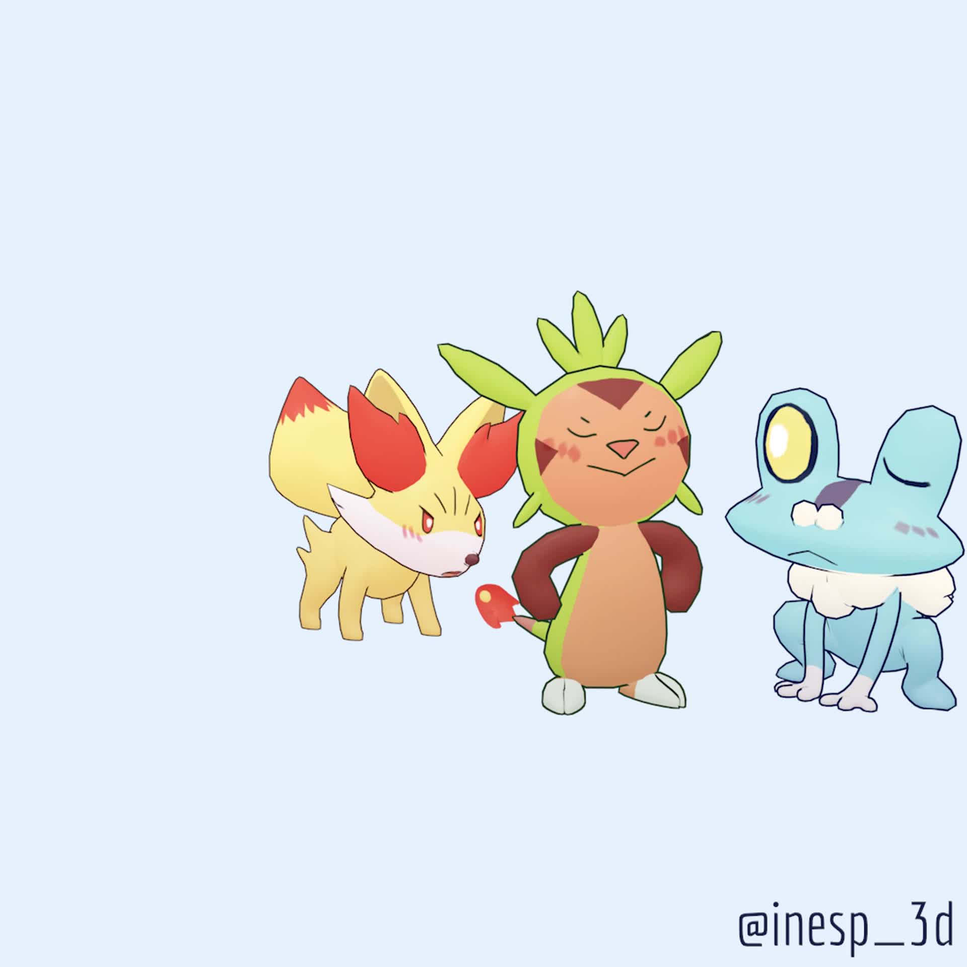 ArtStation - Pokémon: Unova Starters