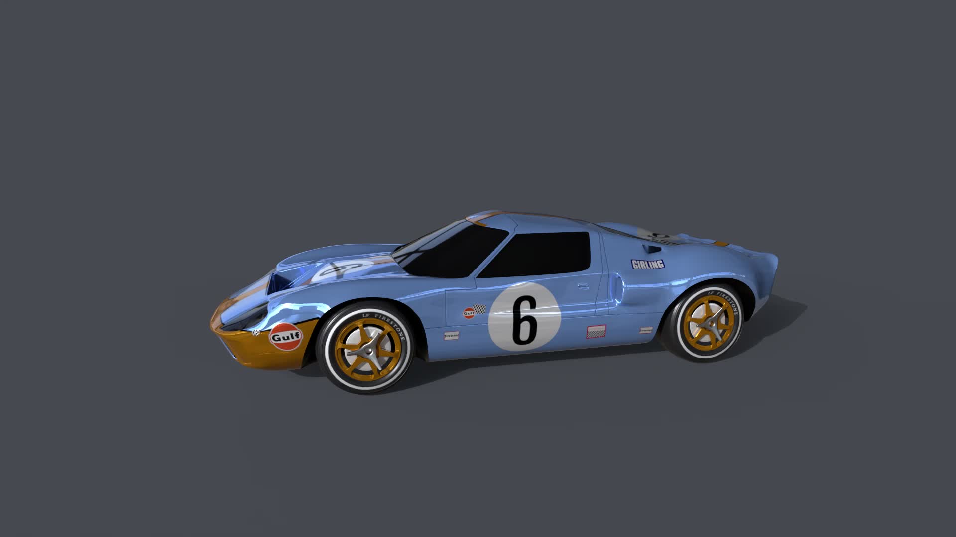 Ford GT40 Race Car '69, Gran Turismo 6