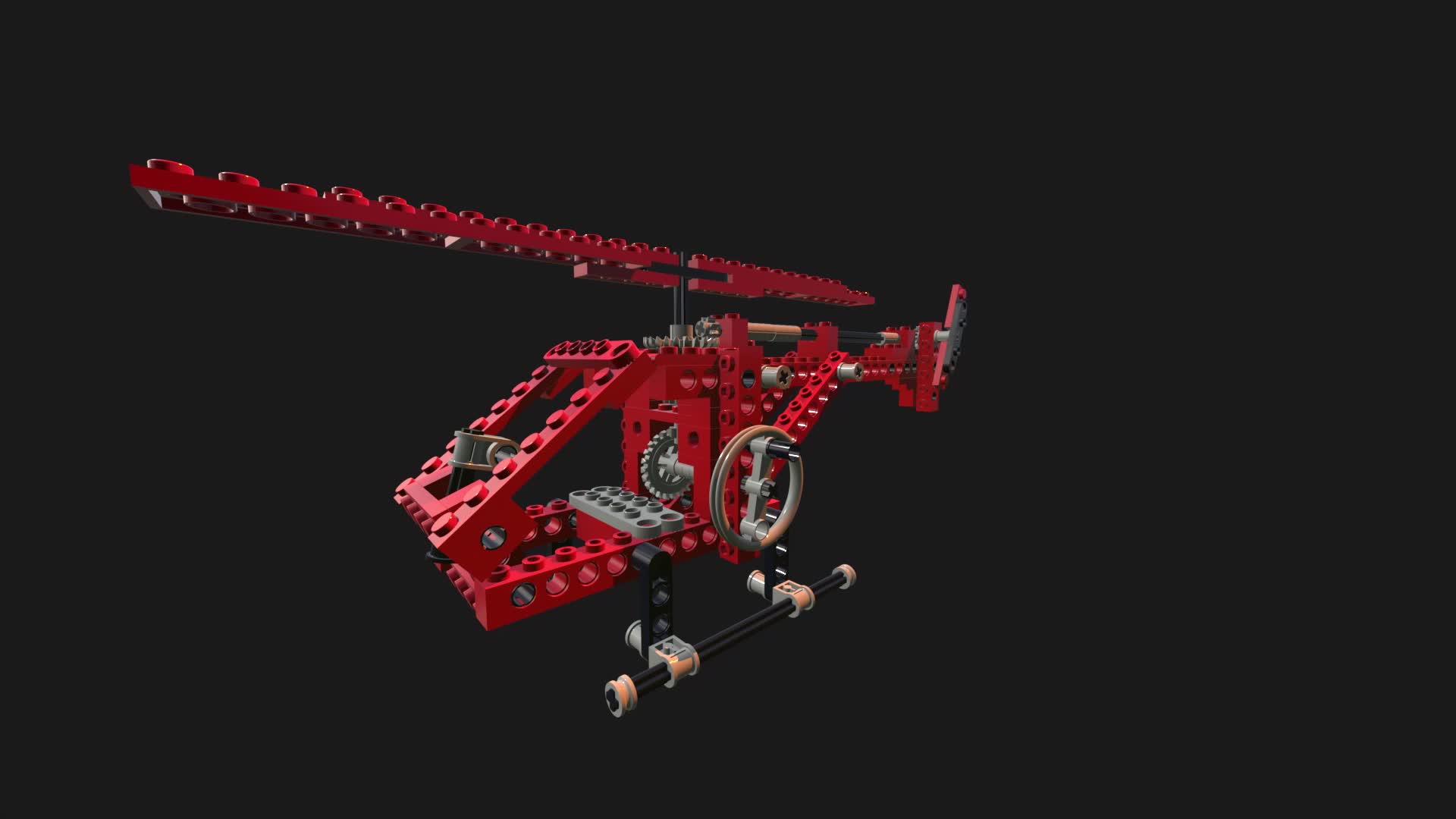 Lego technic helicopter discount 1995