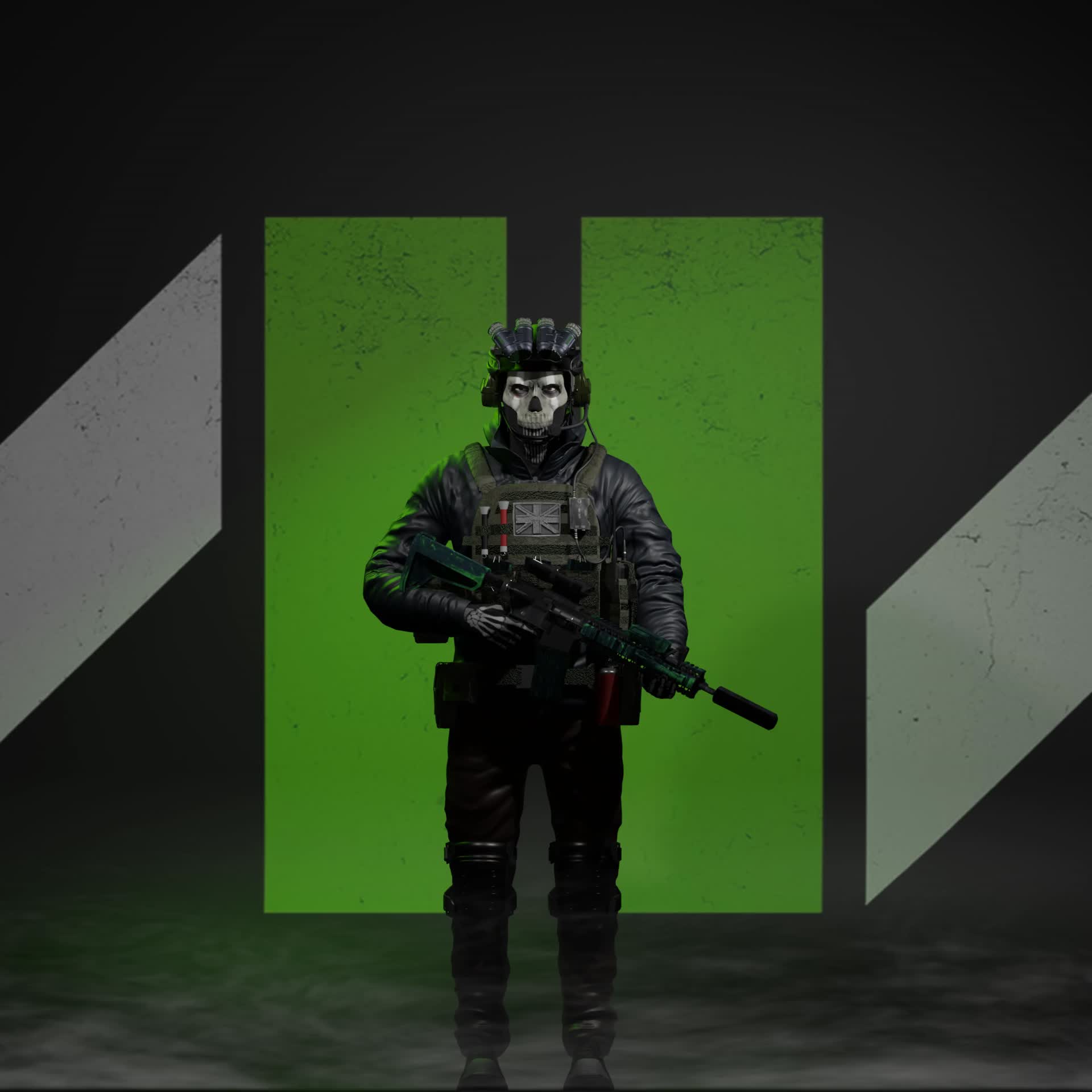 ArtStation - Modern Warfare Simon Ghost Riley