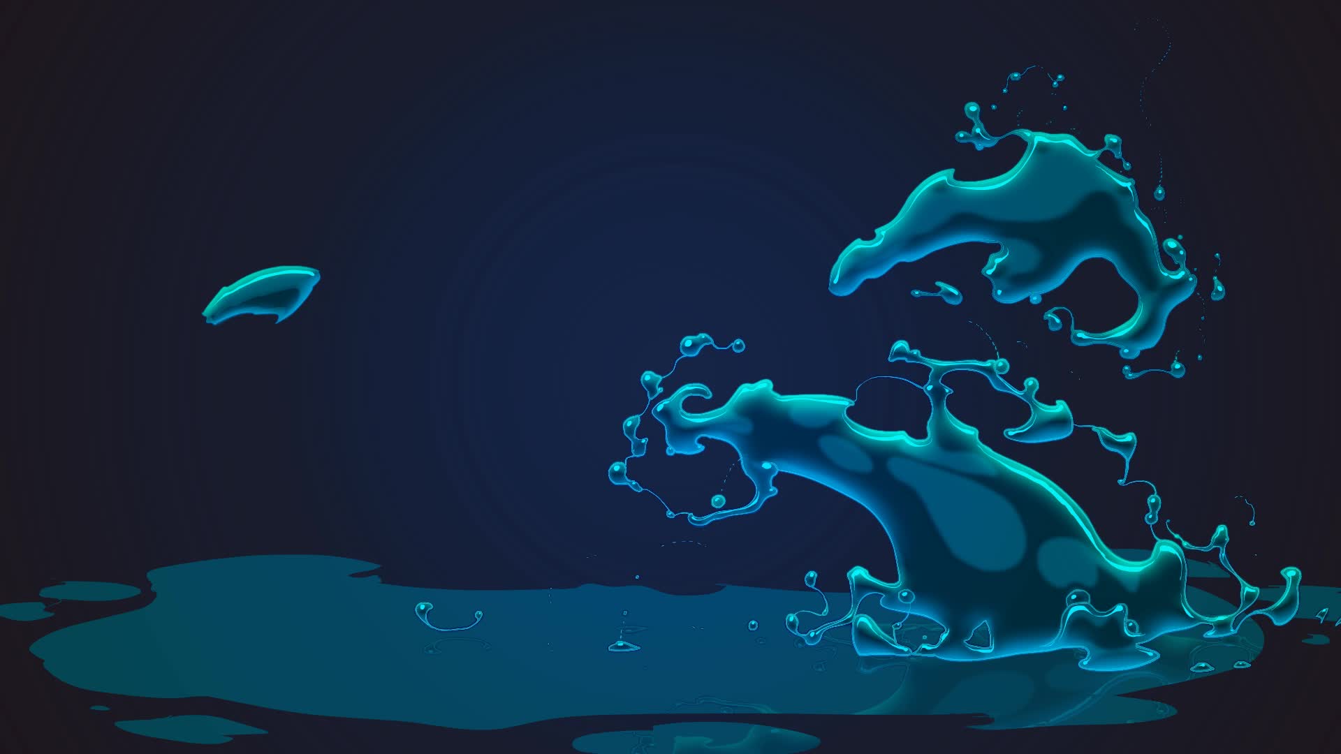 Artstation - 2d liquid flow vfx animation
