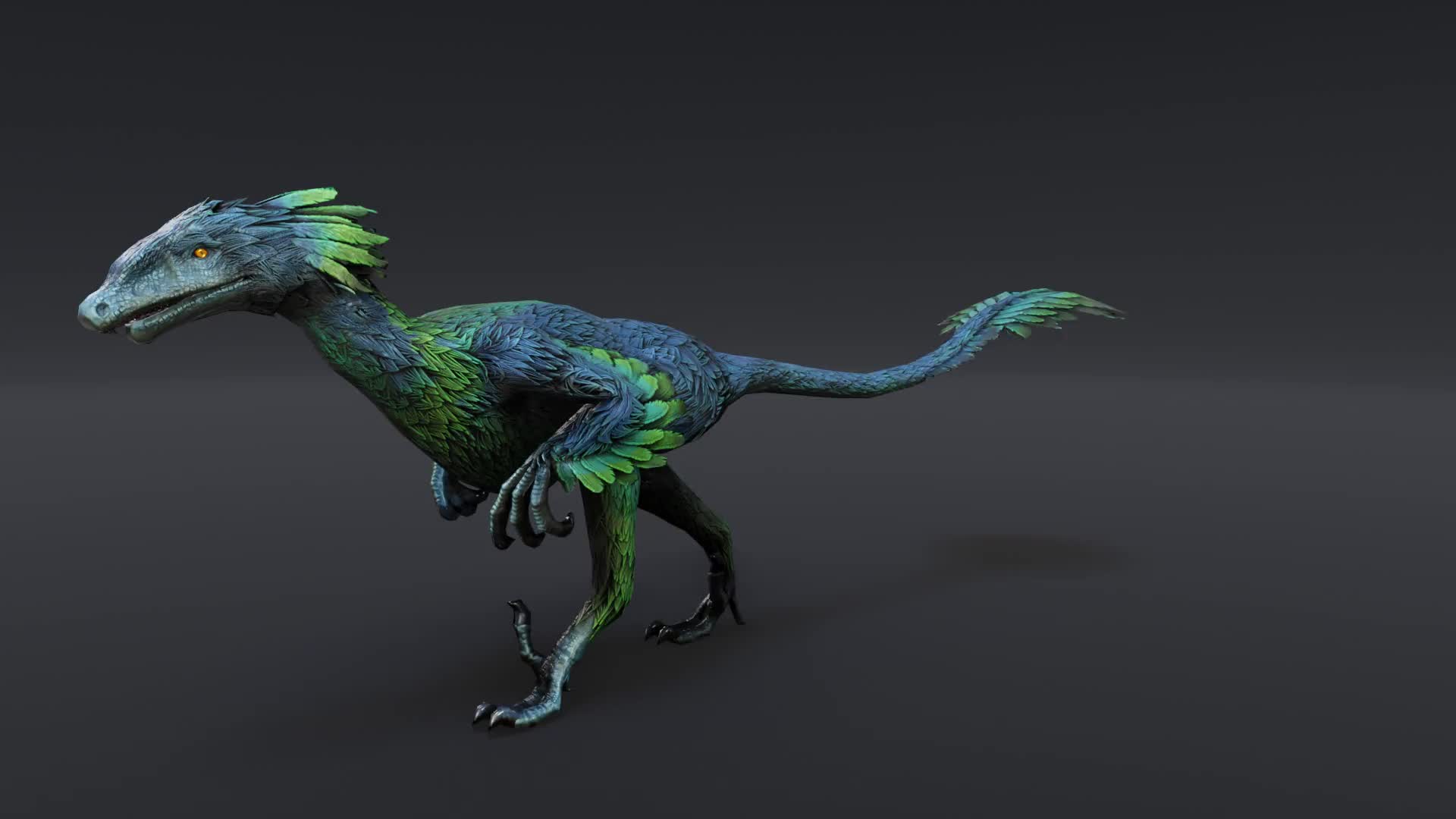 ArtStation - Deinonychus A.