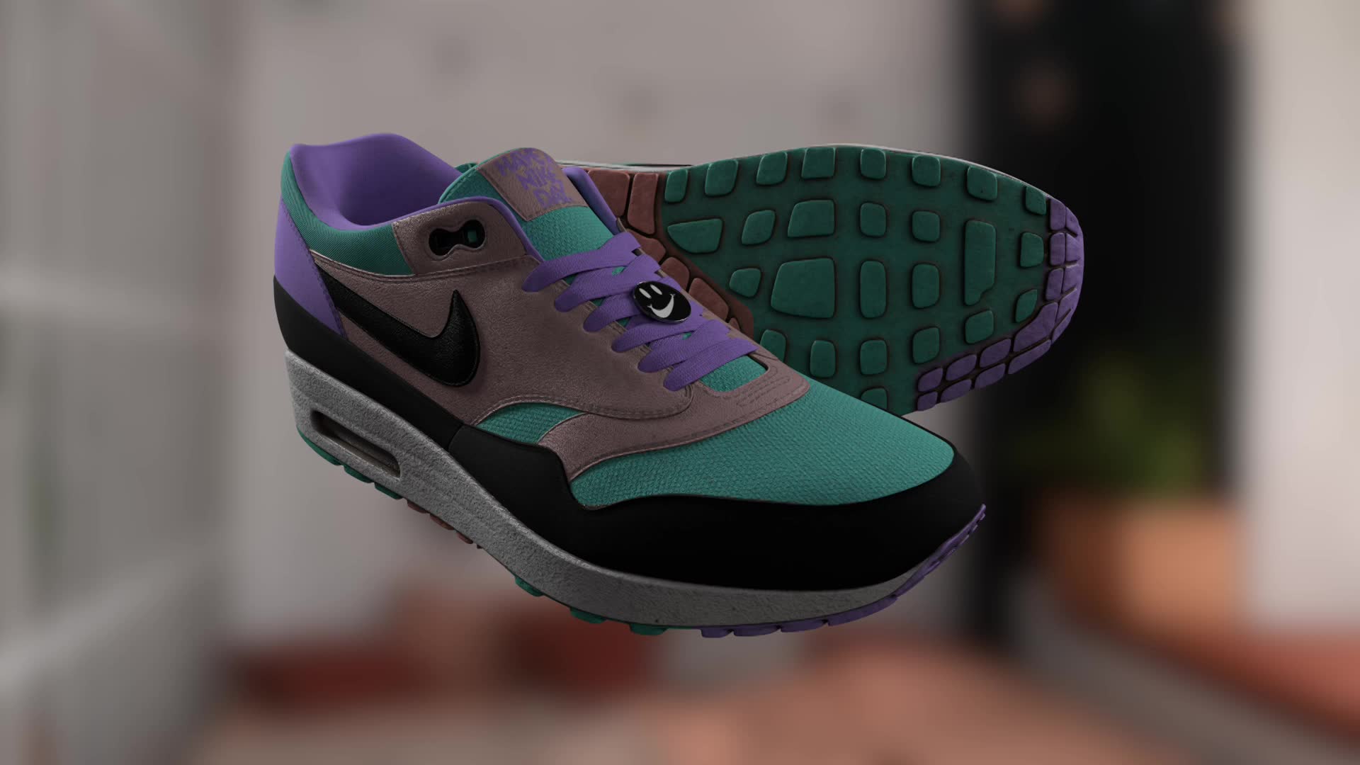 air max 1 have a nike day on feet