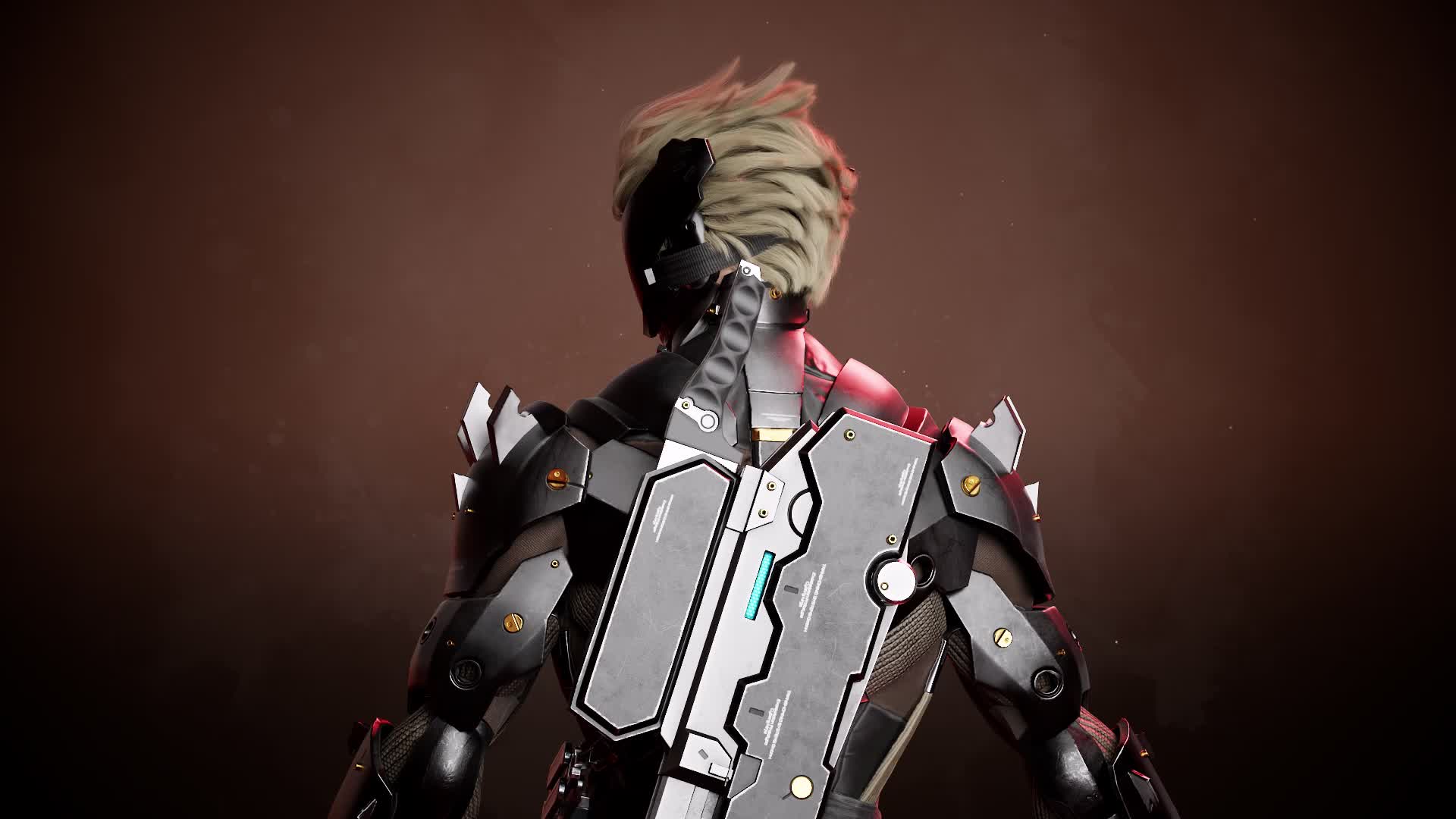 I made raiden (as close as I could) from metal gear rising