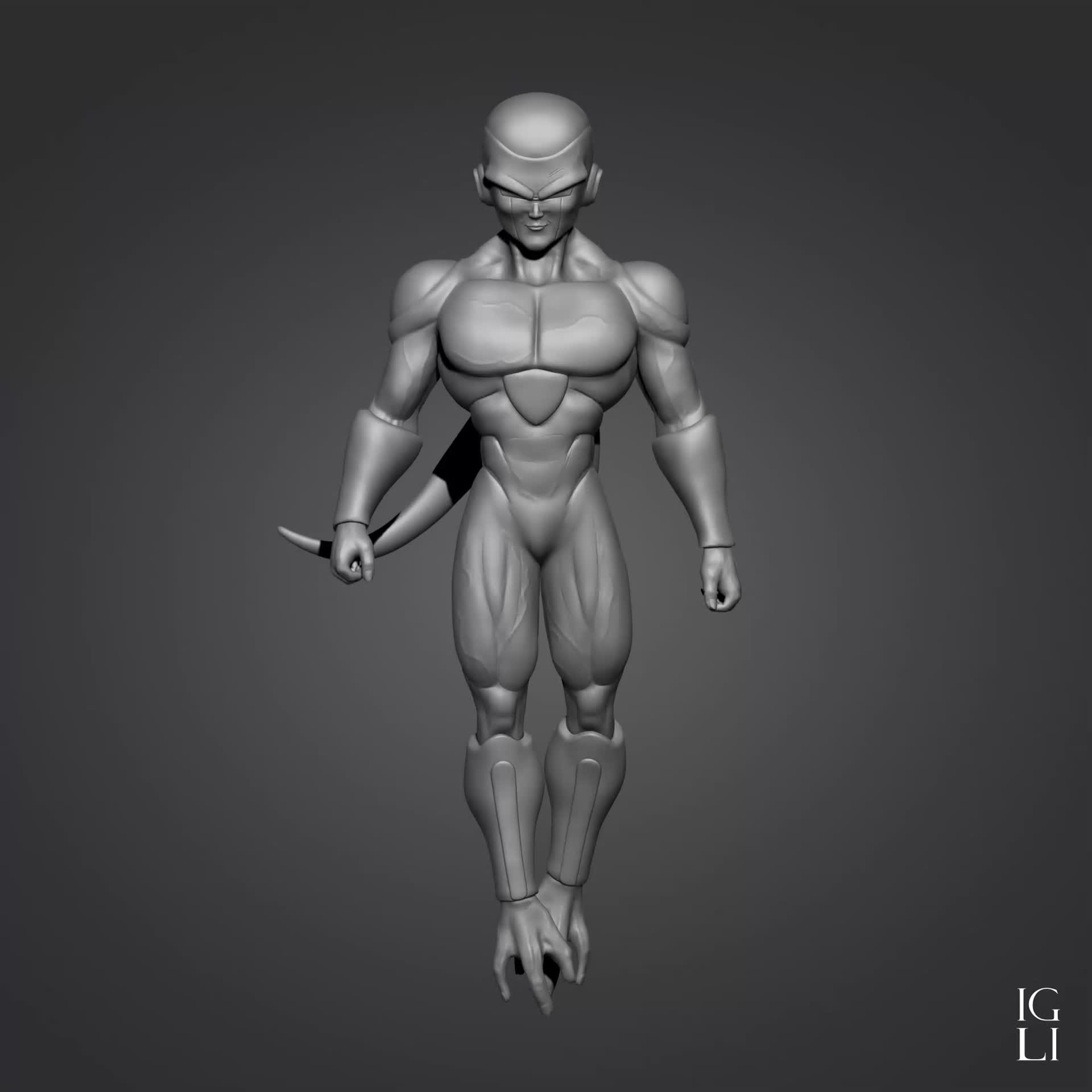 Speed Drawing Black Frieza in 3D [Dragon Ball Super] 