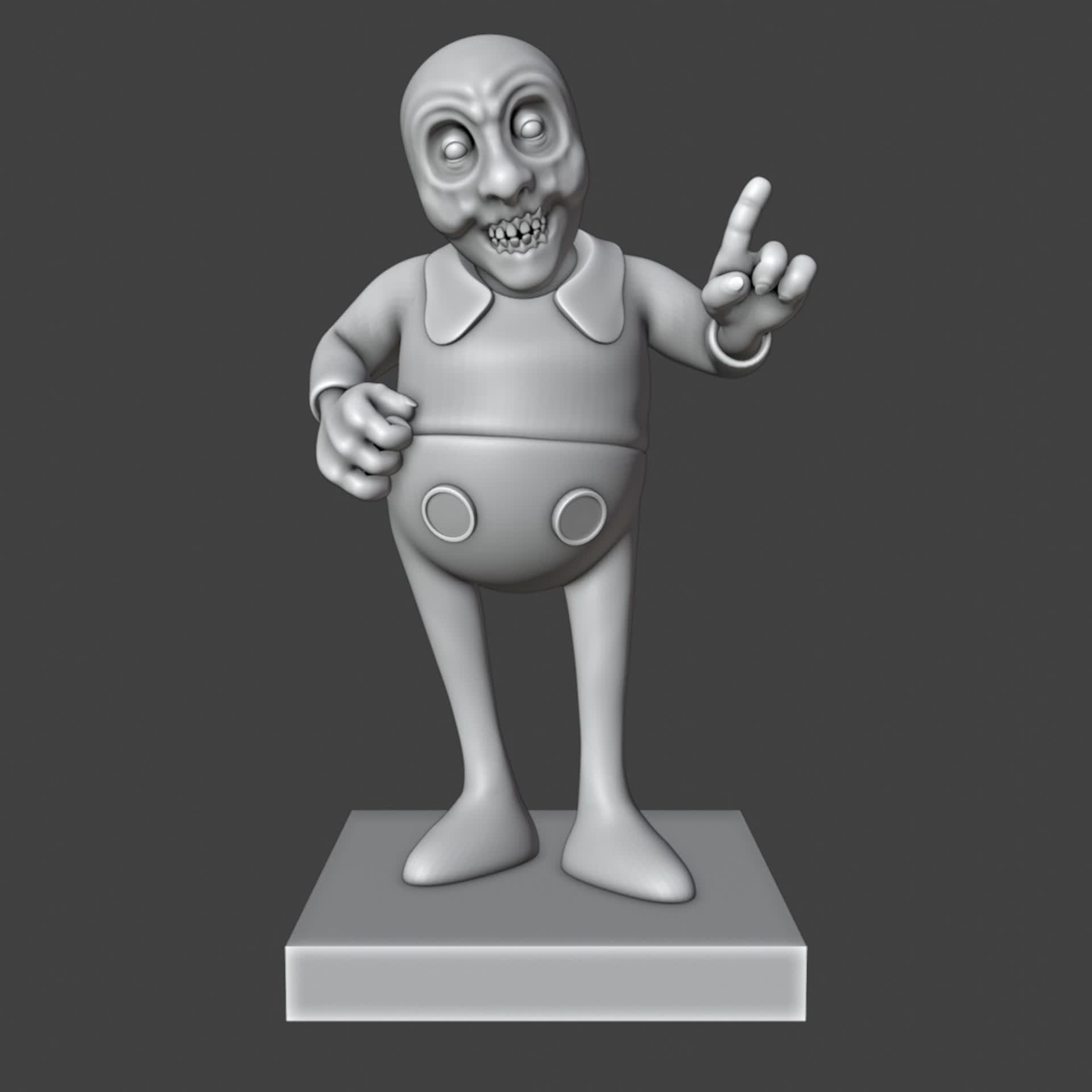 Starved Eggman - Download Free 3D model by BlueChaosRing