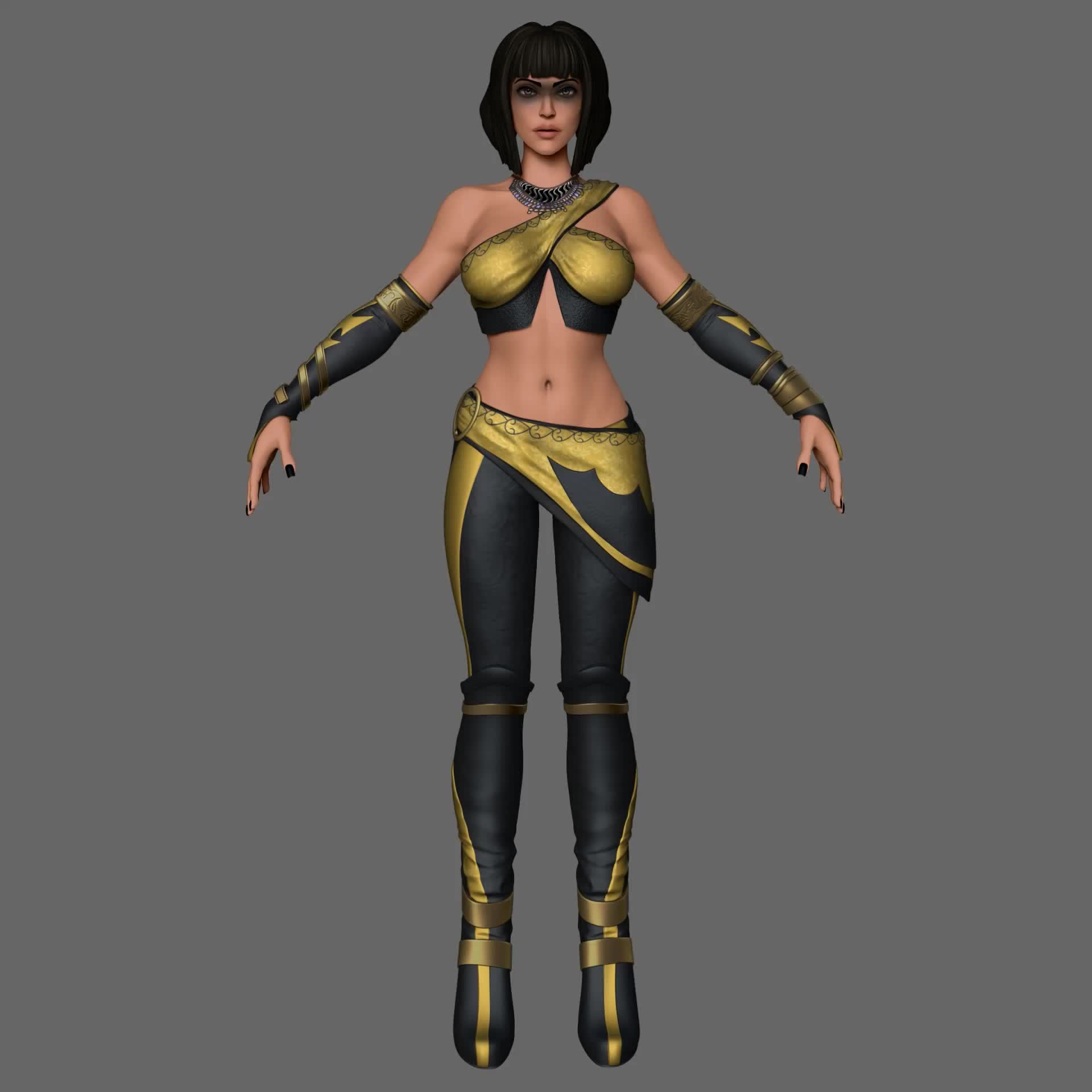 ArtStation - 🟡MEET TANYA ⚫ New Design for, Mortal Kombat 12