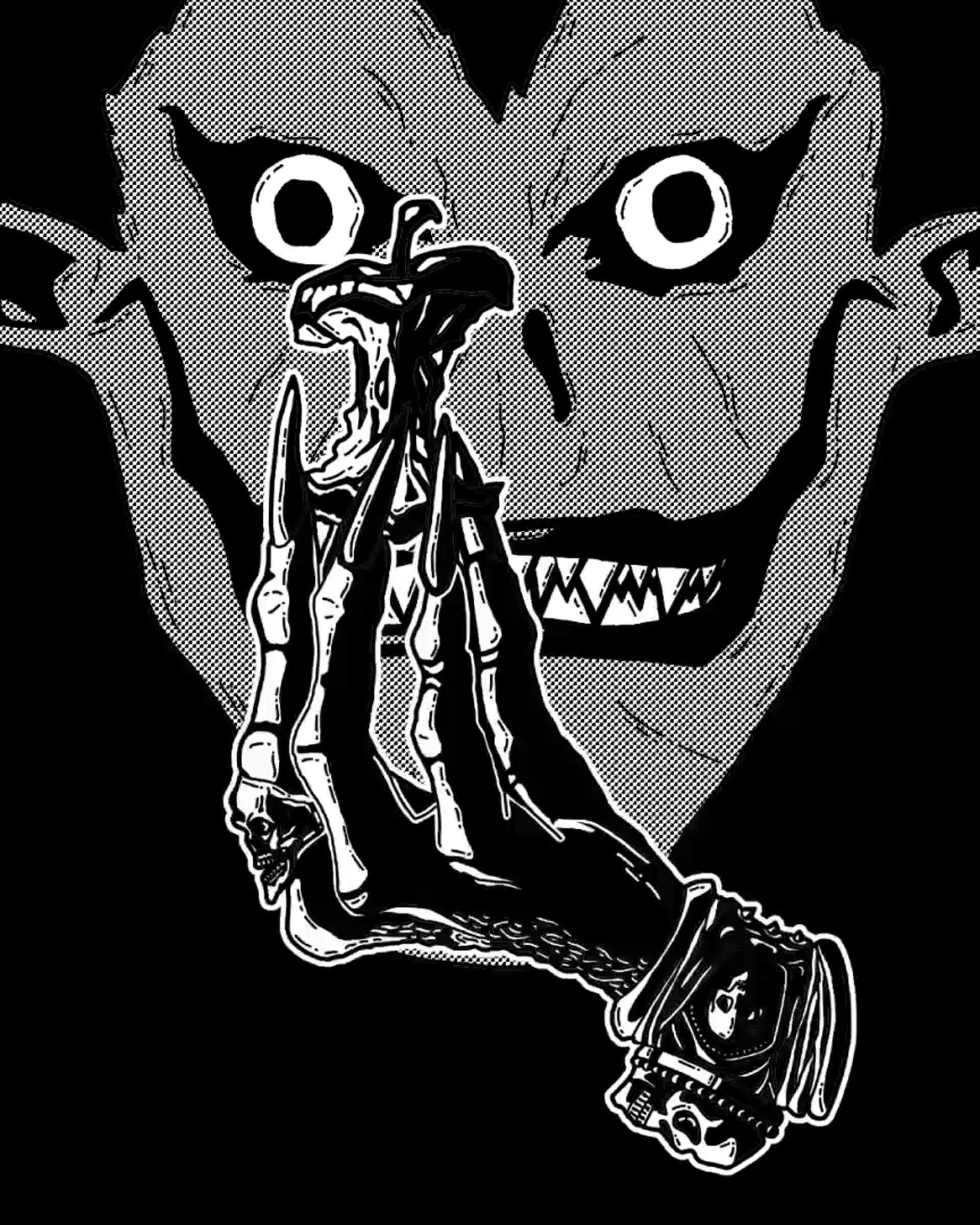Death Note Ryuk, Ryuk Light Yagami Death Note Drawing, death, manga,  fictional Character png | PNGEgg