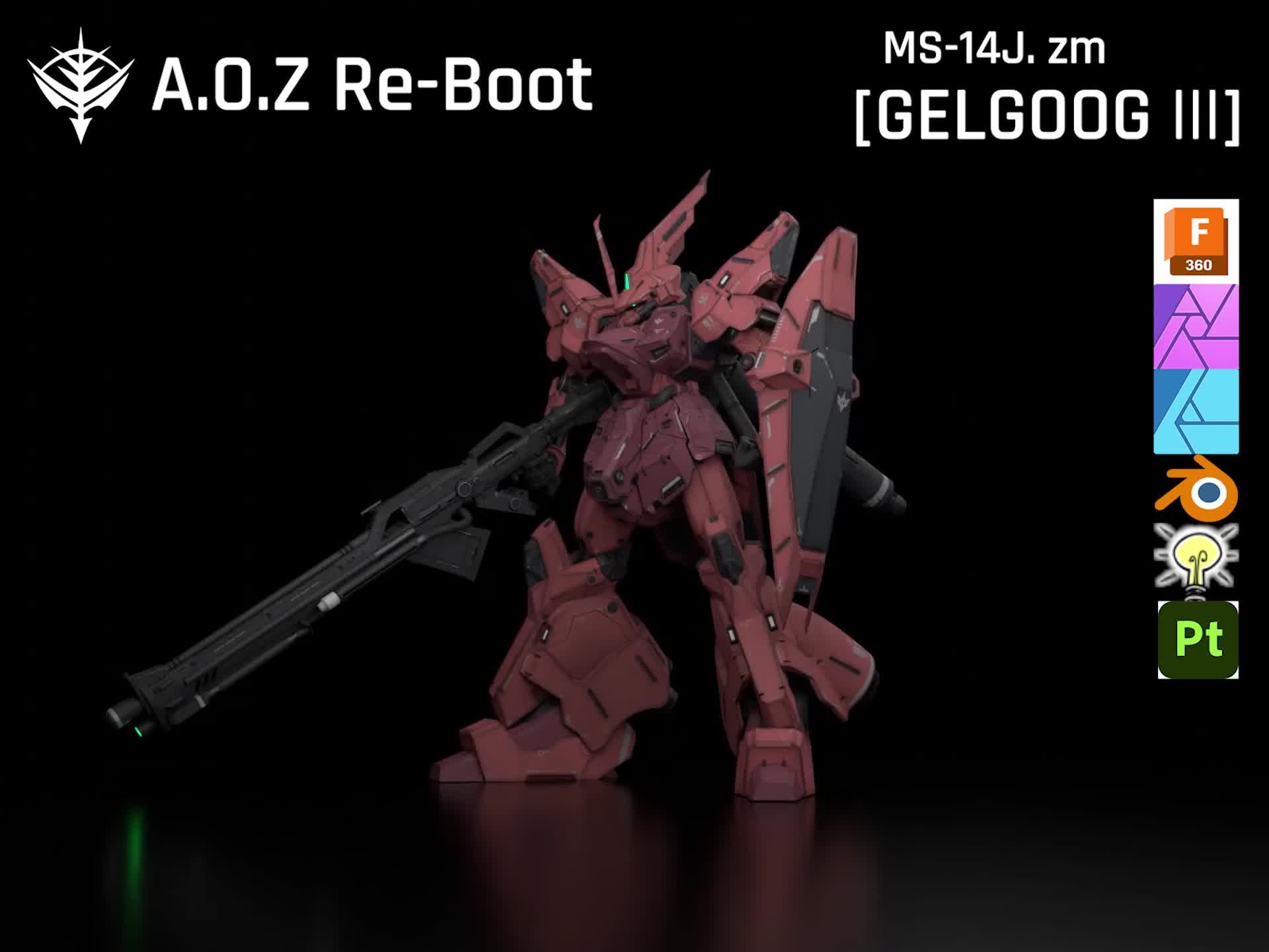 ArtStation - MS-14J .zm GELGOOG 3
