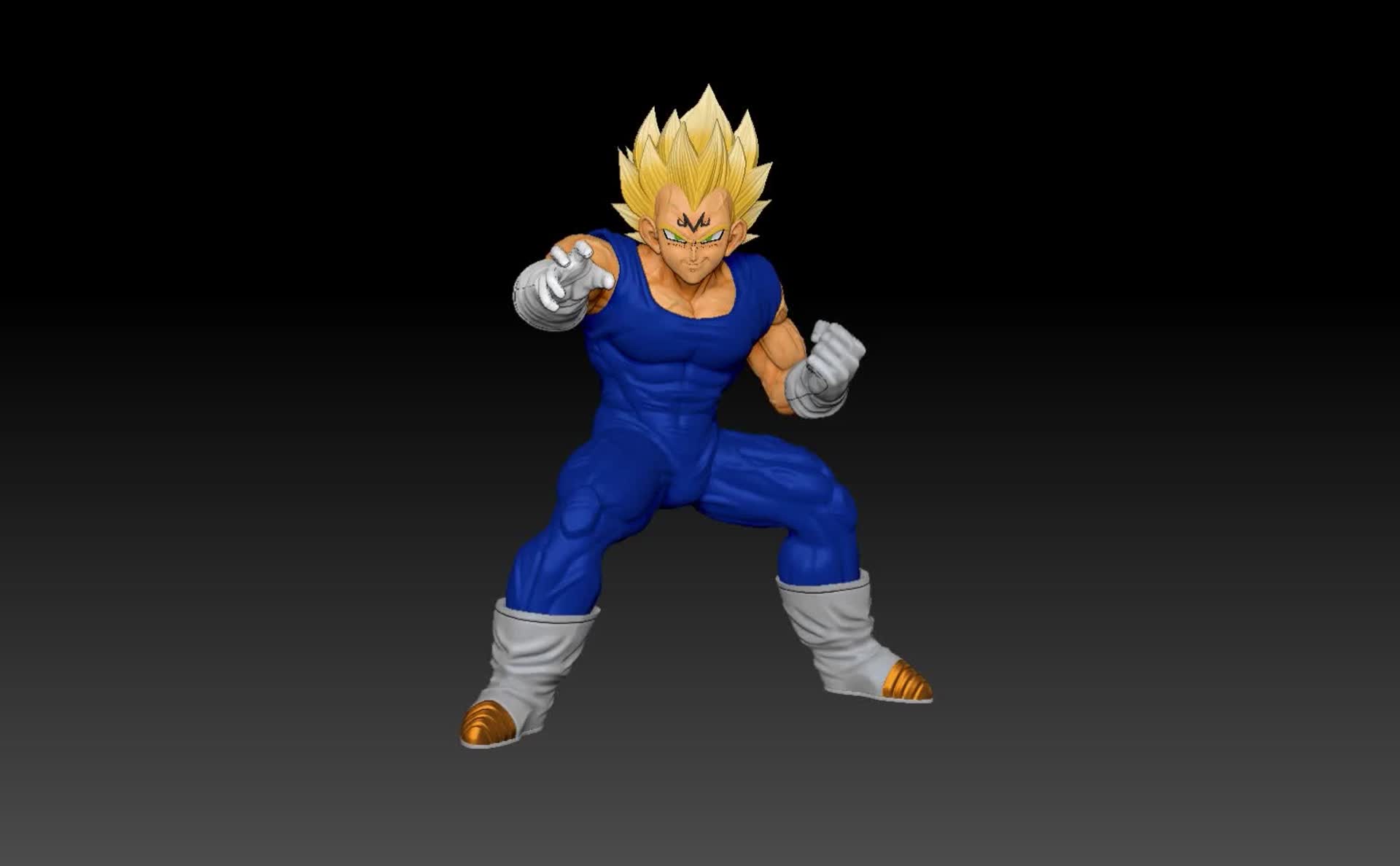 ArtStation - Majin Vegeta (Dragon Ball Z)