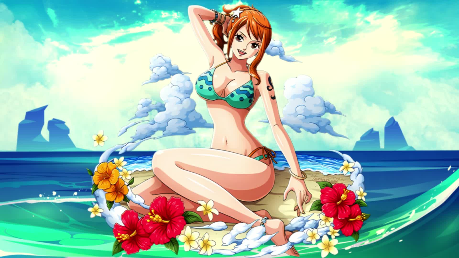 Download Straw Hat Navigator Nami One Piece Wallpaper