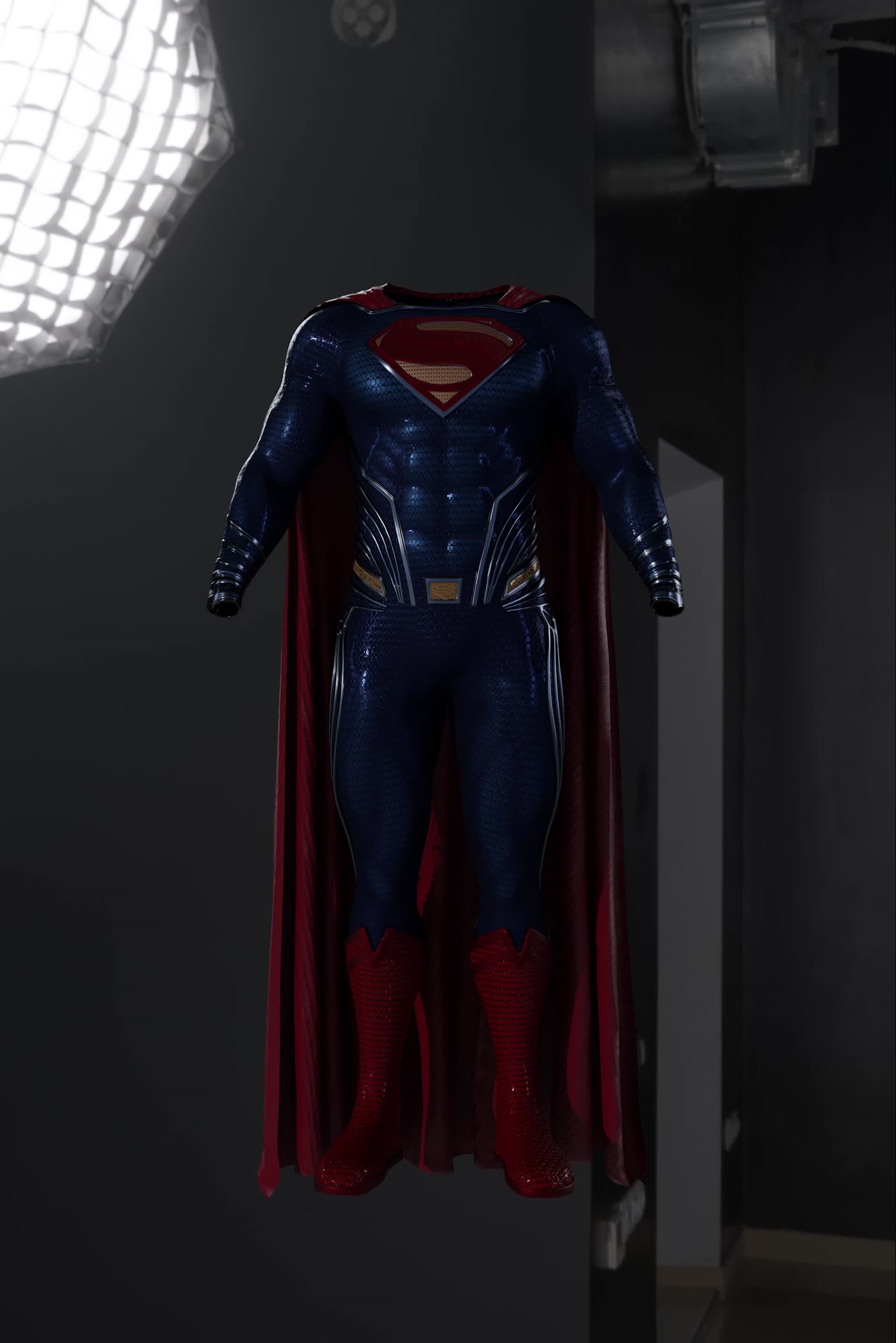 ArtStation - Henry Cavill Superman Suit 3D, image size:1920x2878