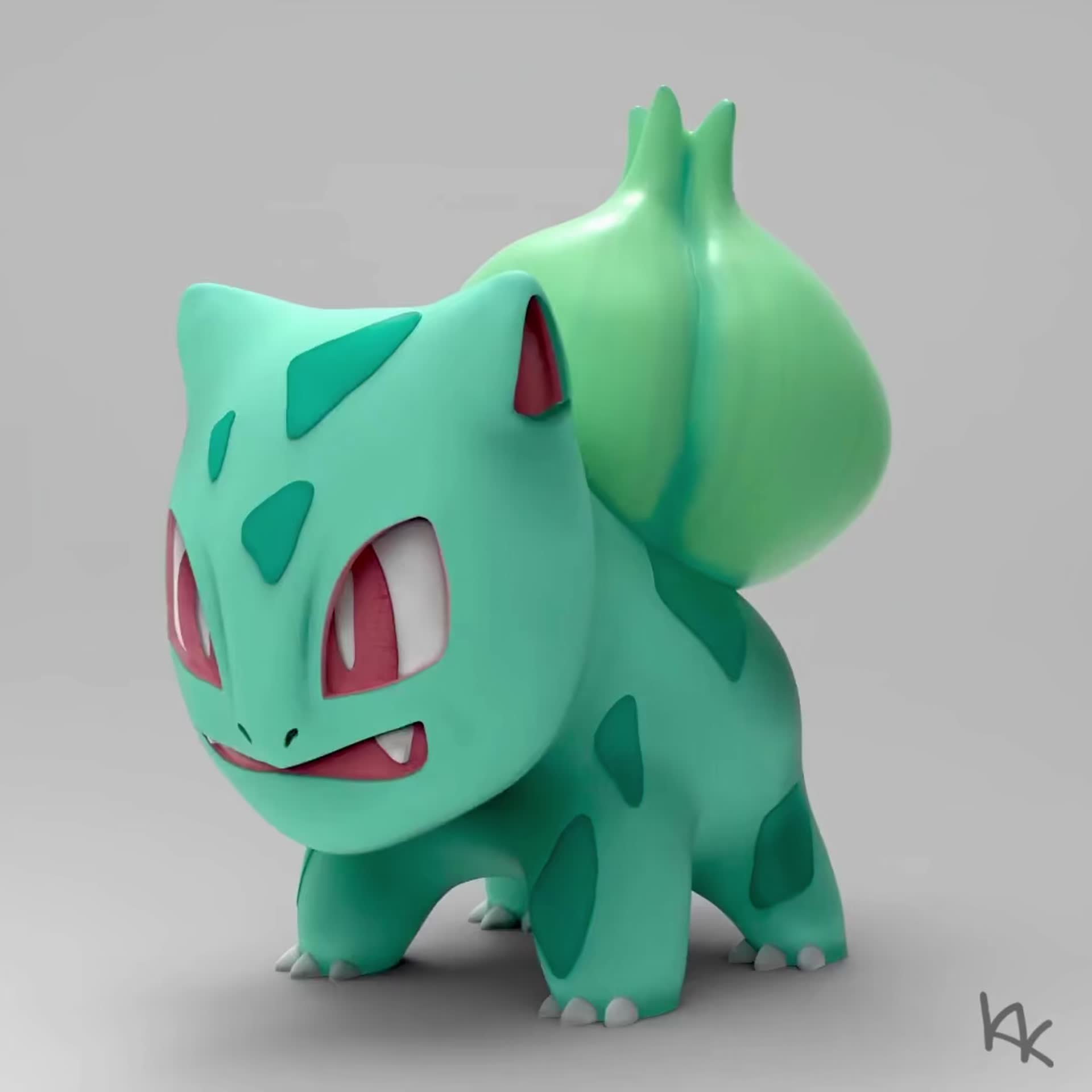 ArtStation - Pokémon Bulbasaur Kawaii