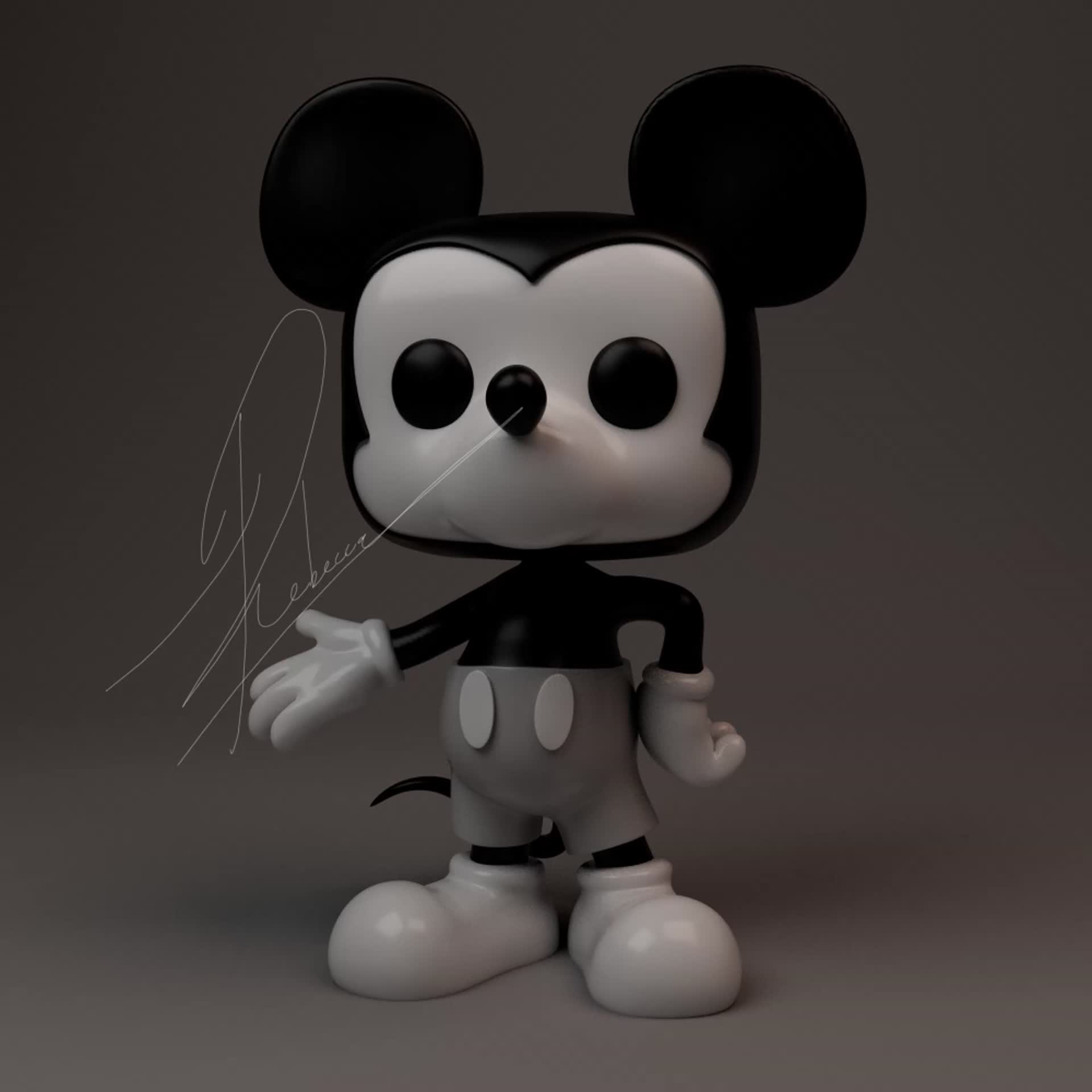 ArtStation - Baseball Mickey