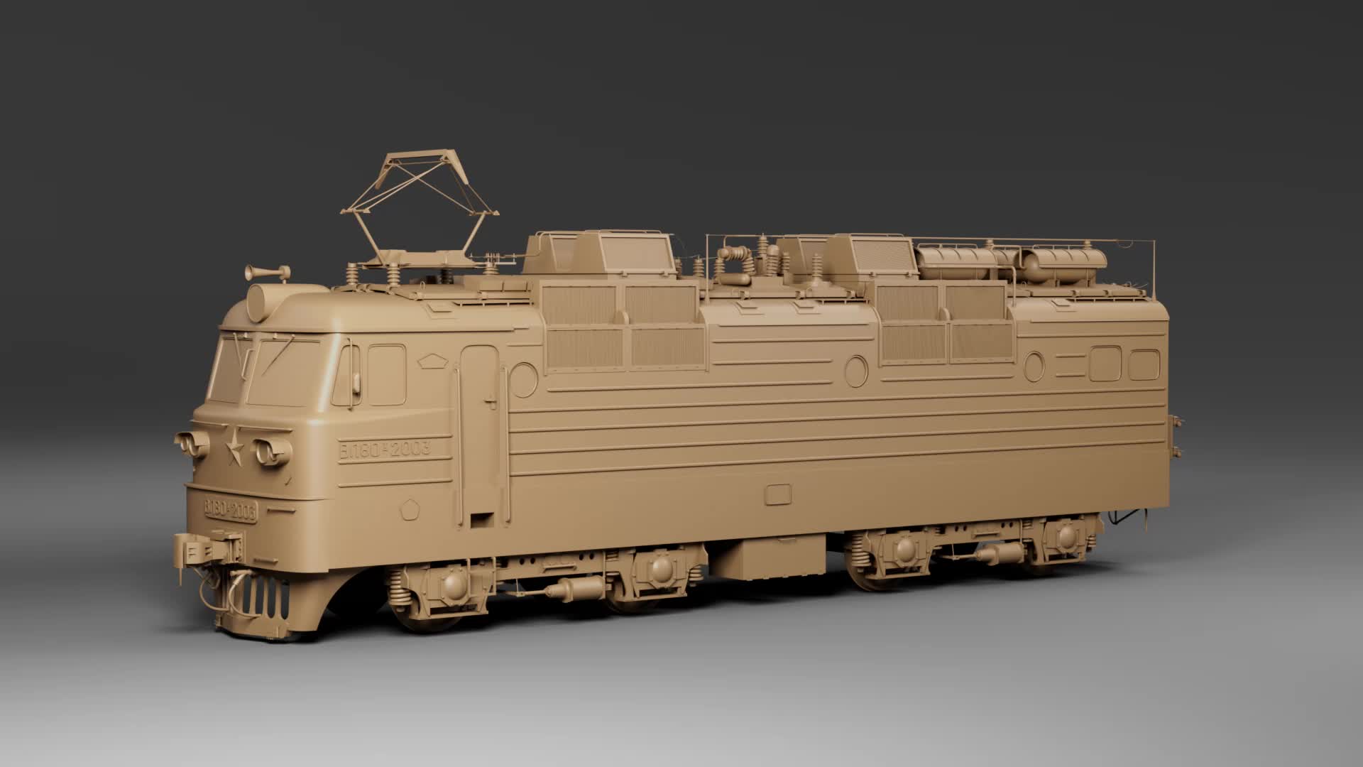 ArtStation - VL80 Locomotive Engine