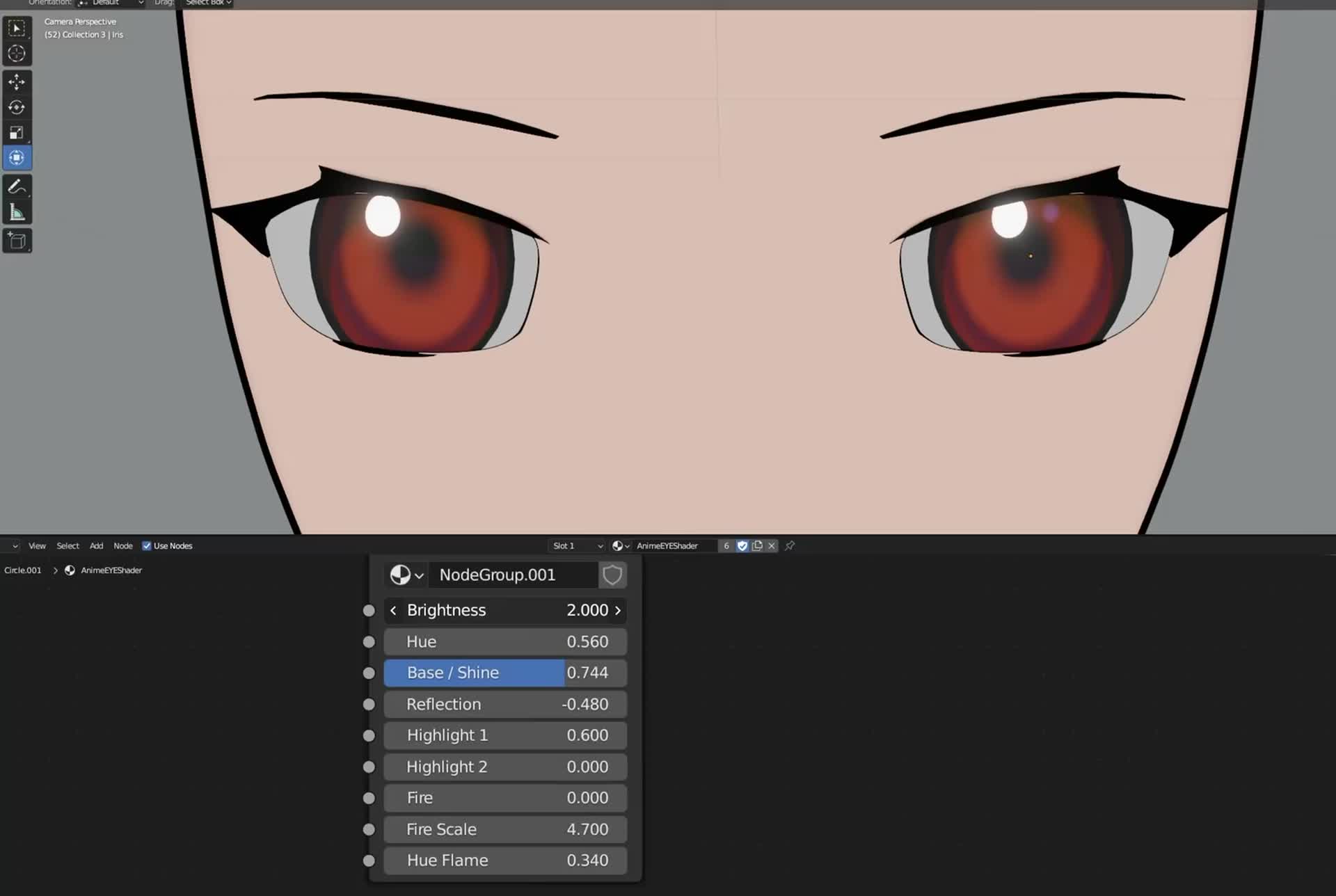 ArtStation - Stylized Anime Eye Generator for Blender