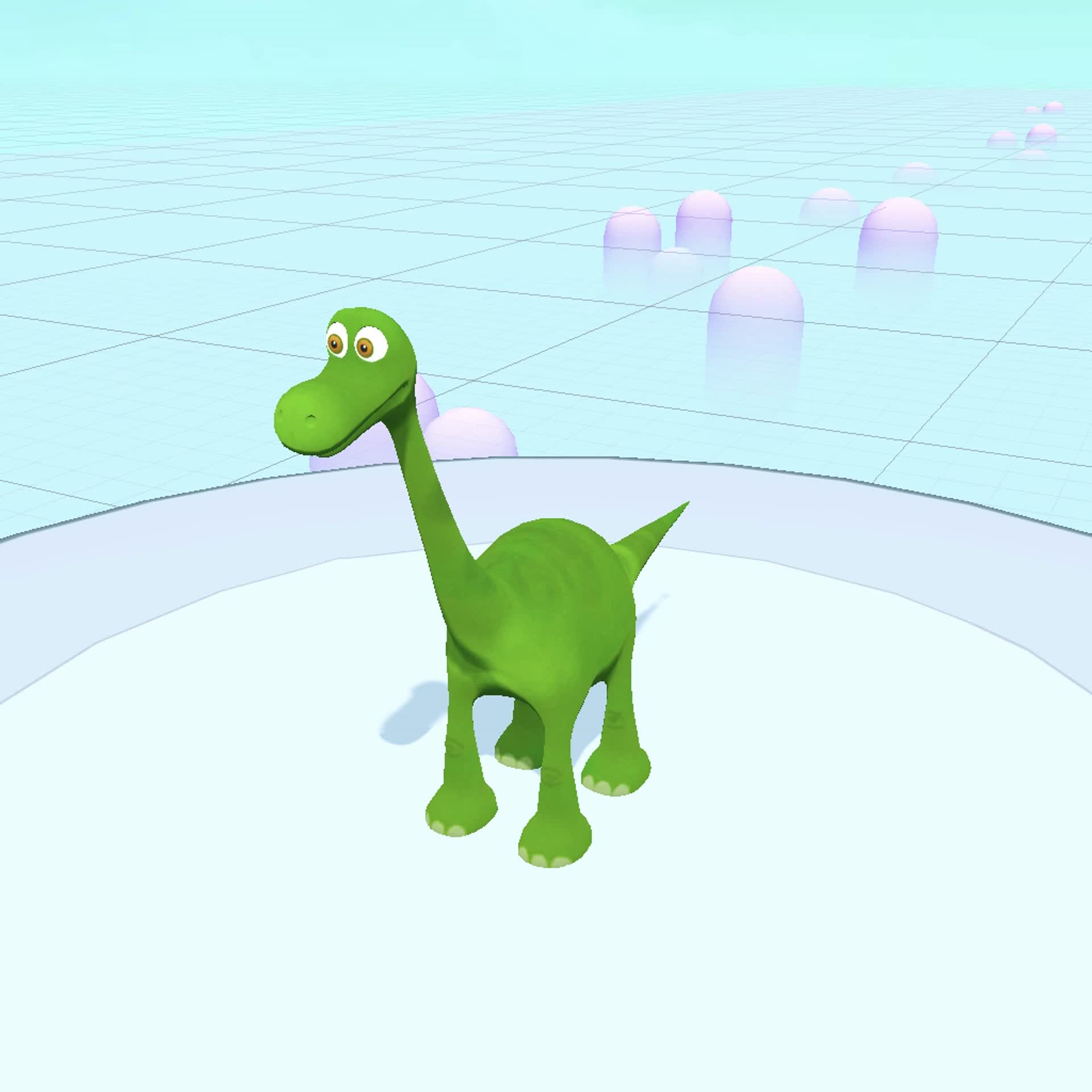 ArtStation - Dino idle animation