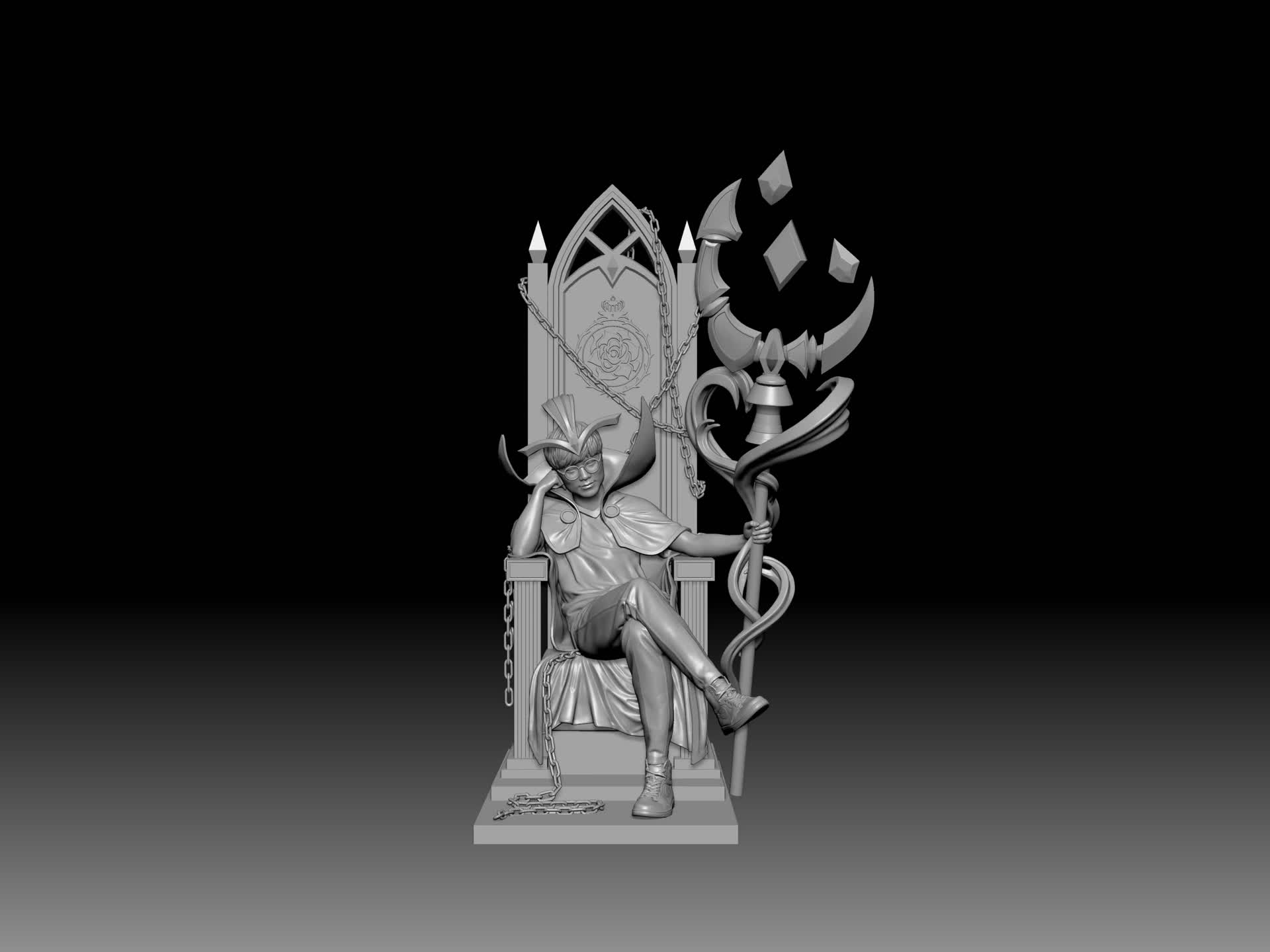 STL file House of Hades keychain set・3D printing design to