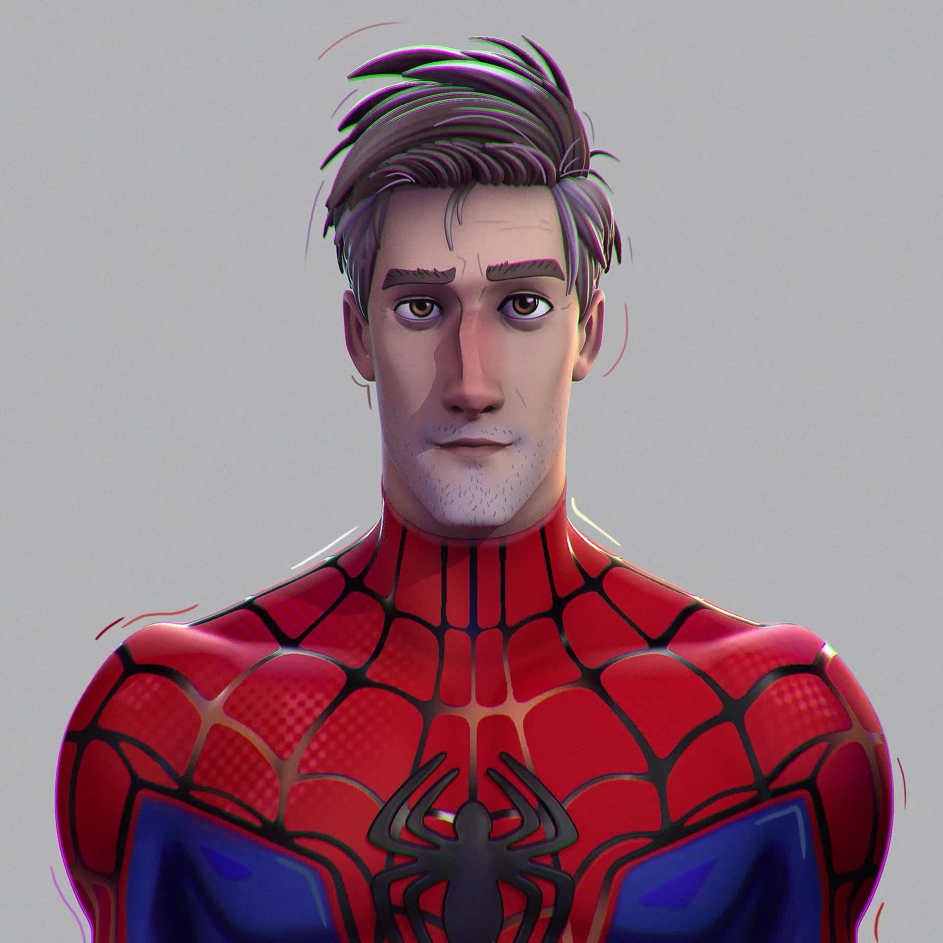 ArtStation - Spiderman Across the spider verse