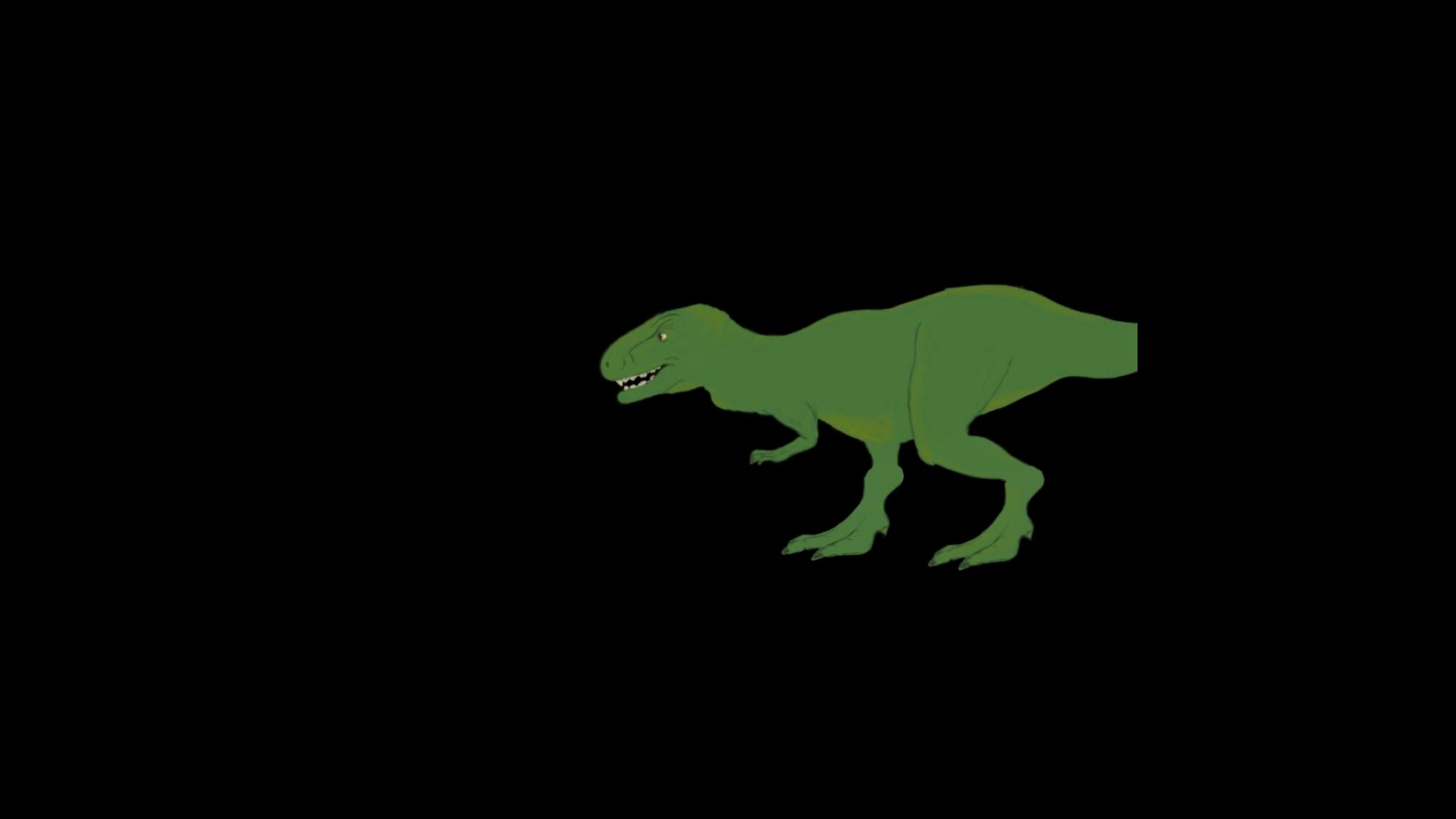 ArtStation - Running Dinosaur Animated