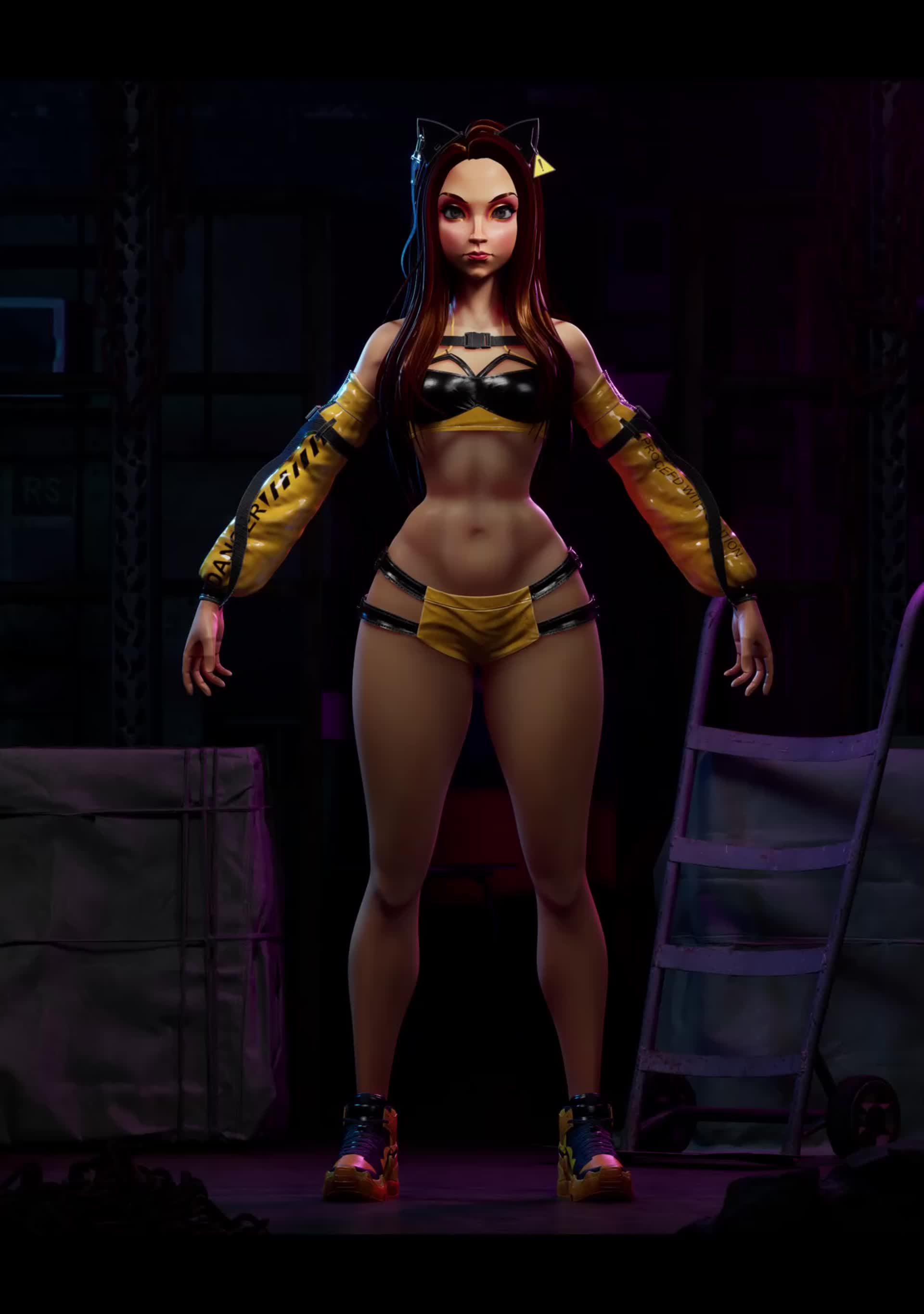 ArtStation - Cyber Kitty