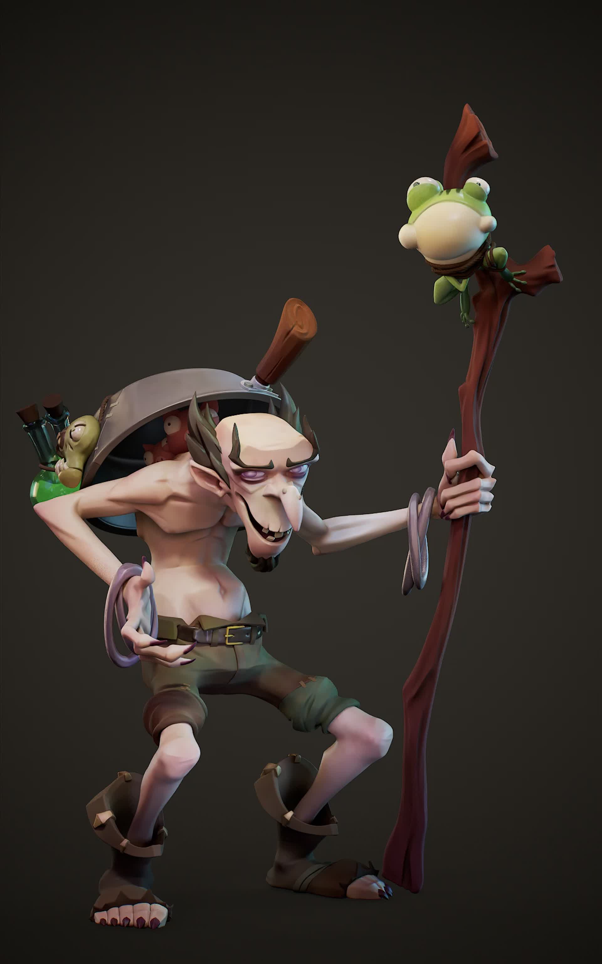 ArtStation - CRAZY FROG - 3D MODEL