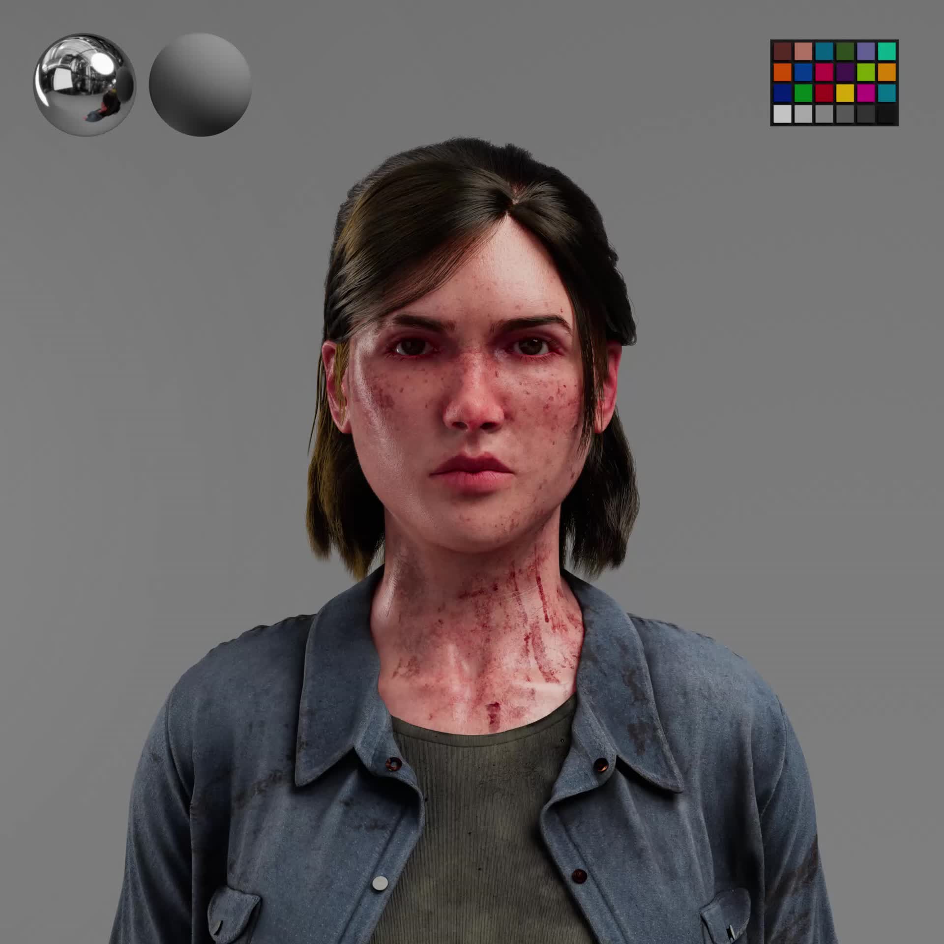 ArtStation - The Last of Us 2 - Ellie Hair - Unreal engine 5 with  Breakdowns - Fan Art