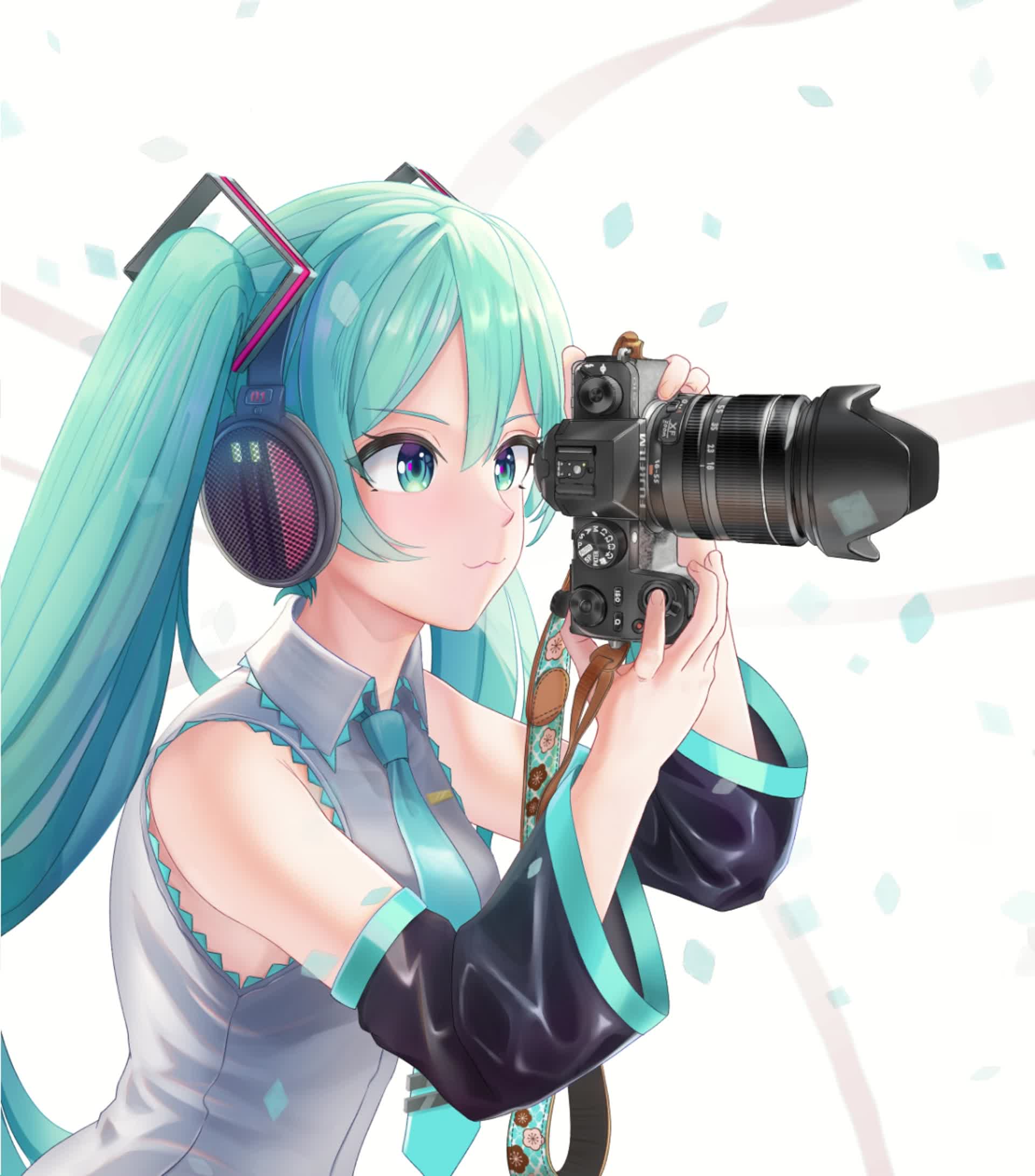 ArtStation - Hatsune Miku taking pictures