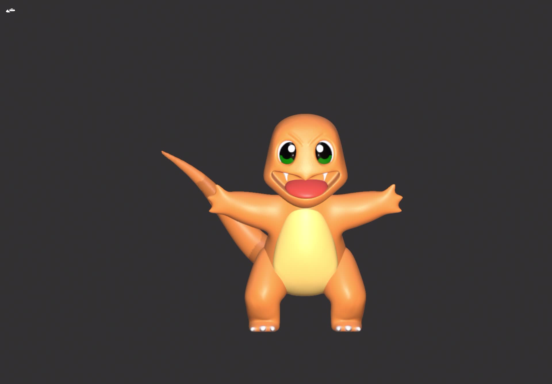 ArtStation - Pokemon Charmander - Sculpt