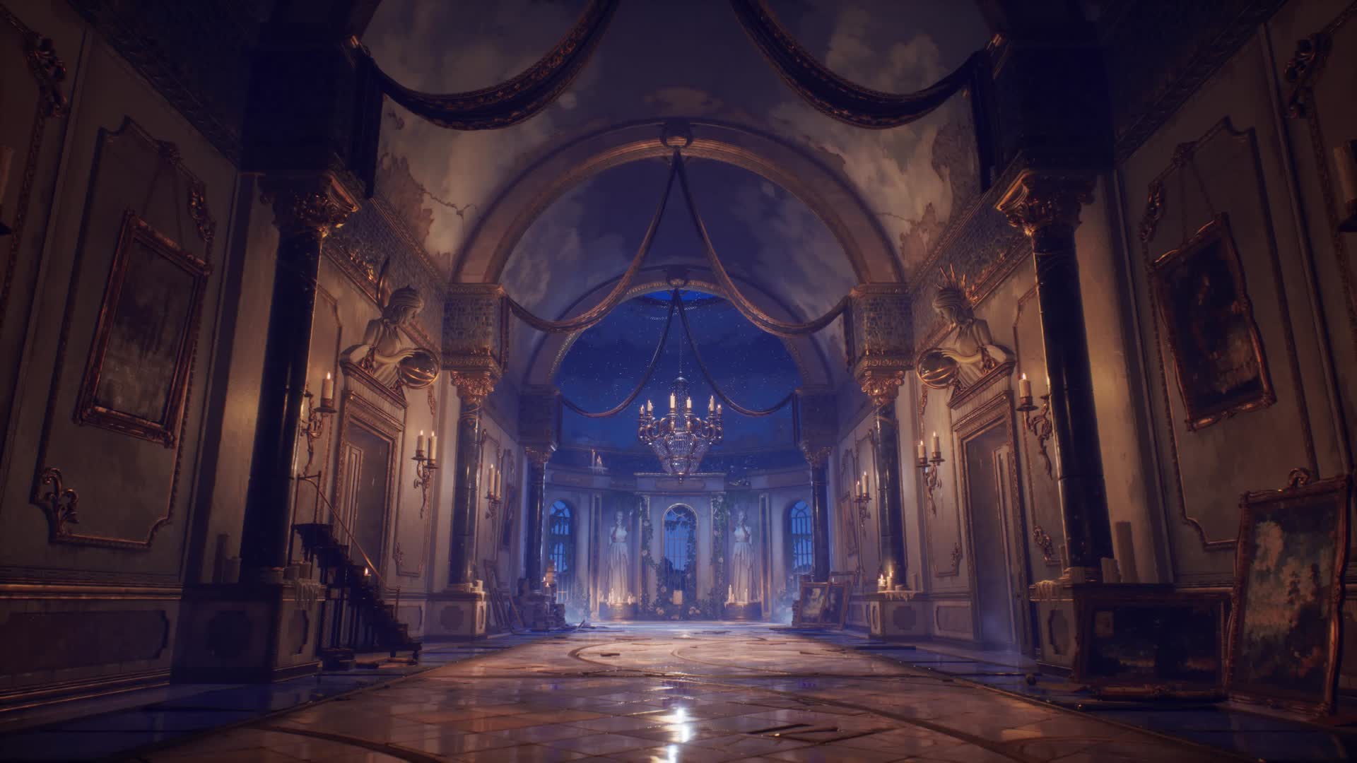 Fantasy Throne Hall in Environments - UE Marketplace