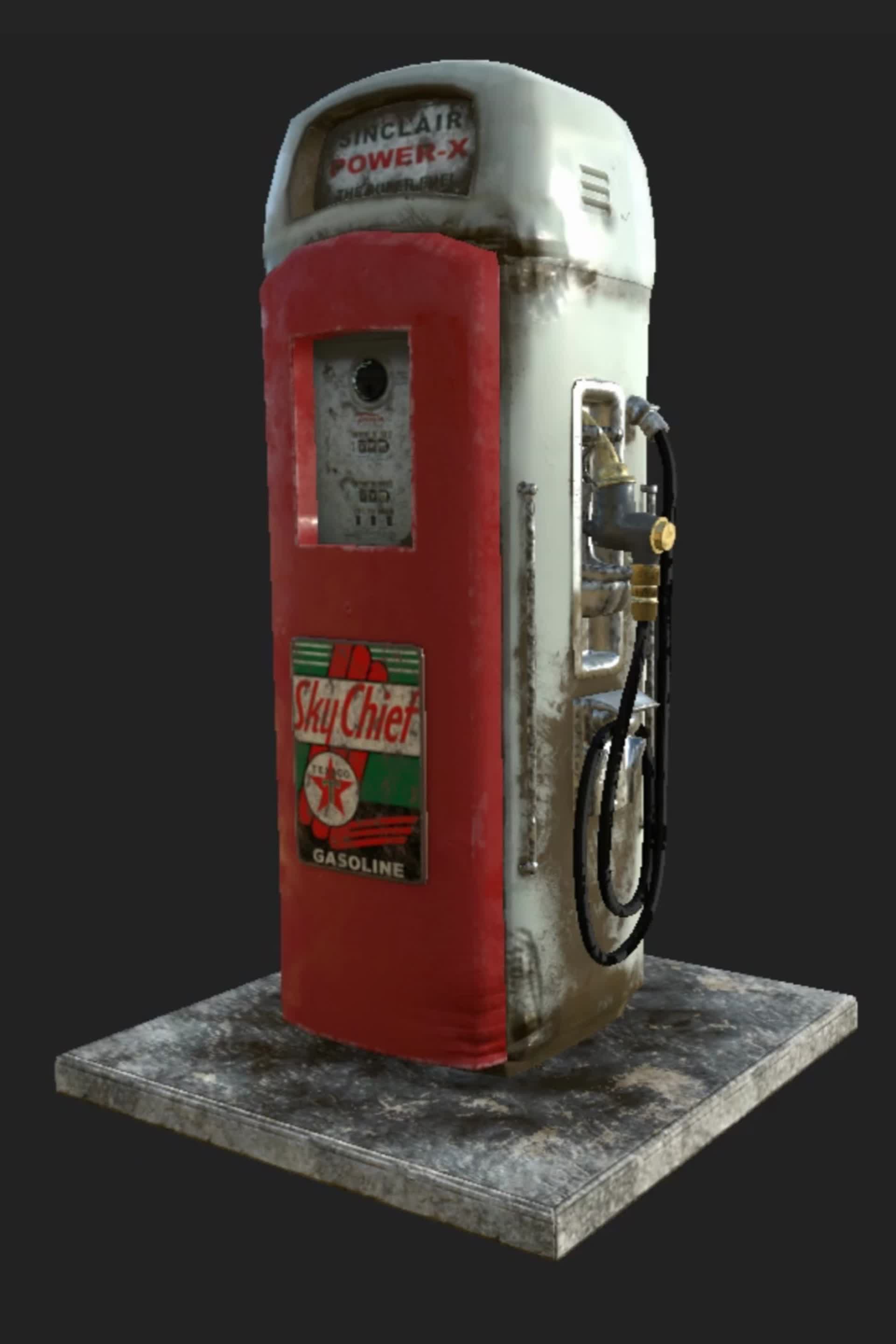 ArtStation - Vintage Gas Pump