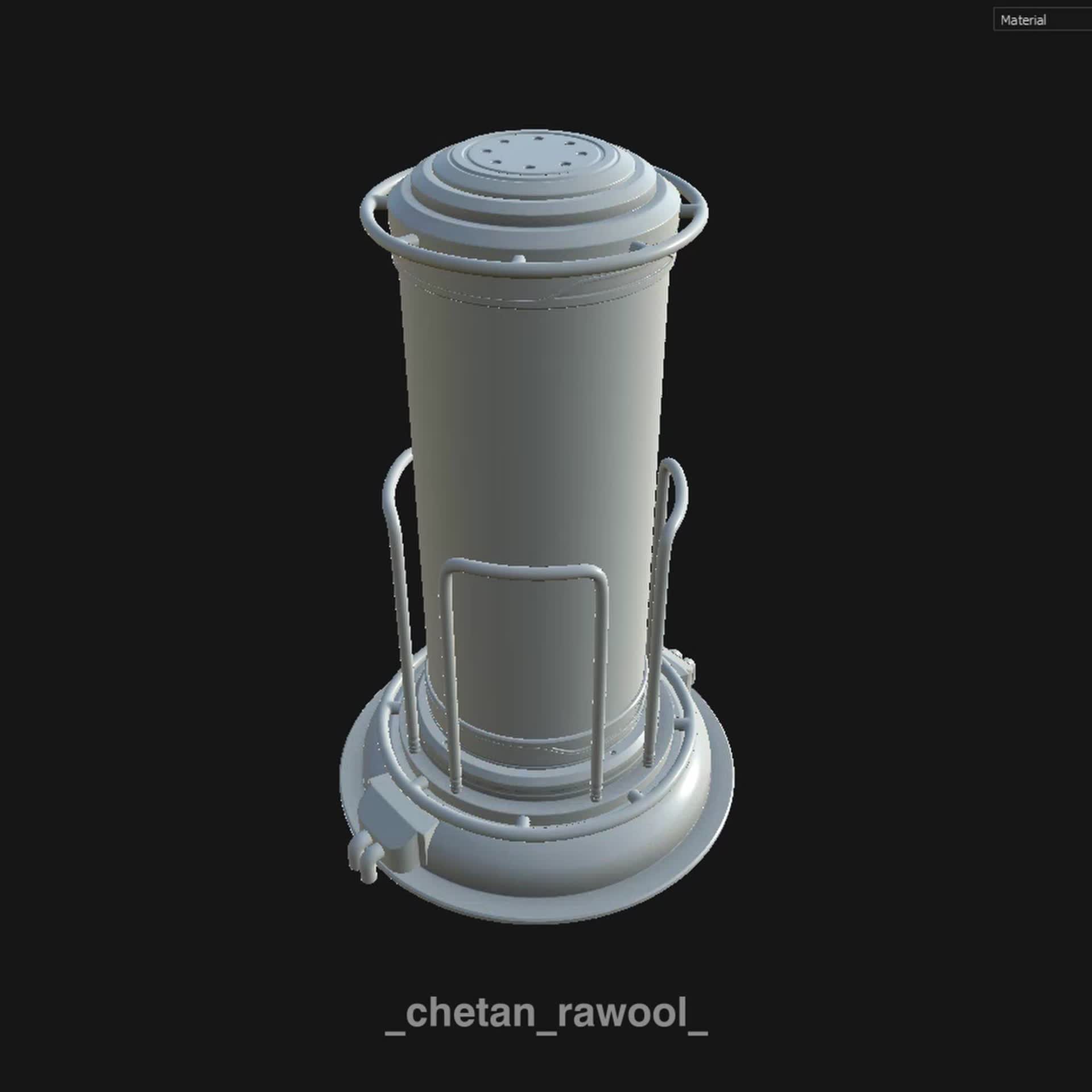 Sci Fi Liquid Container 3D model