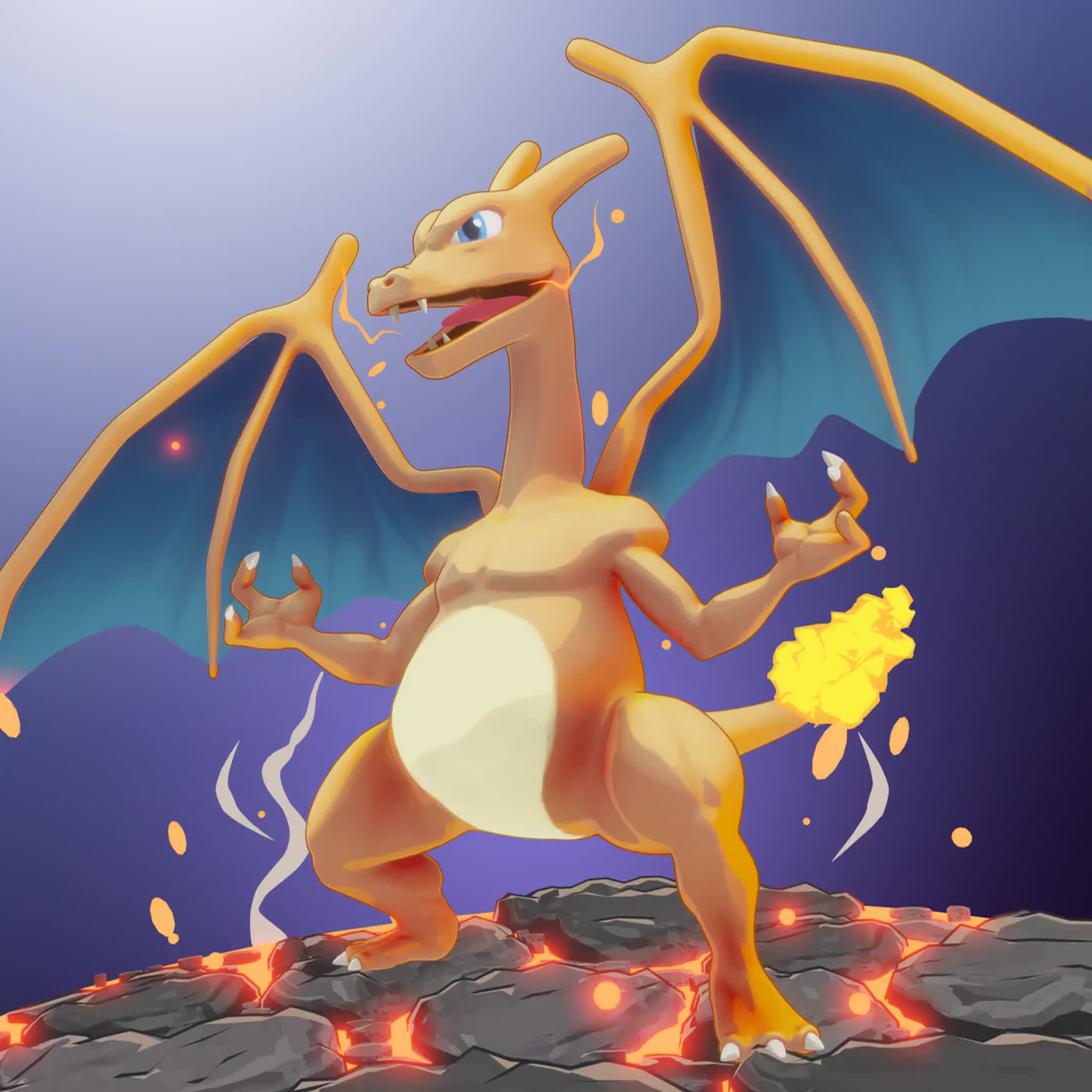 ArtStation - Pokemon: Mega Charizard Y