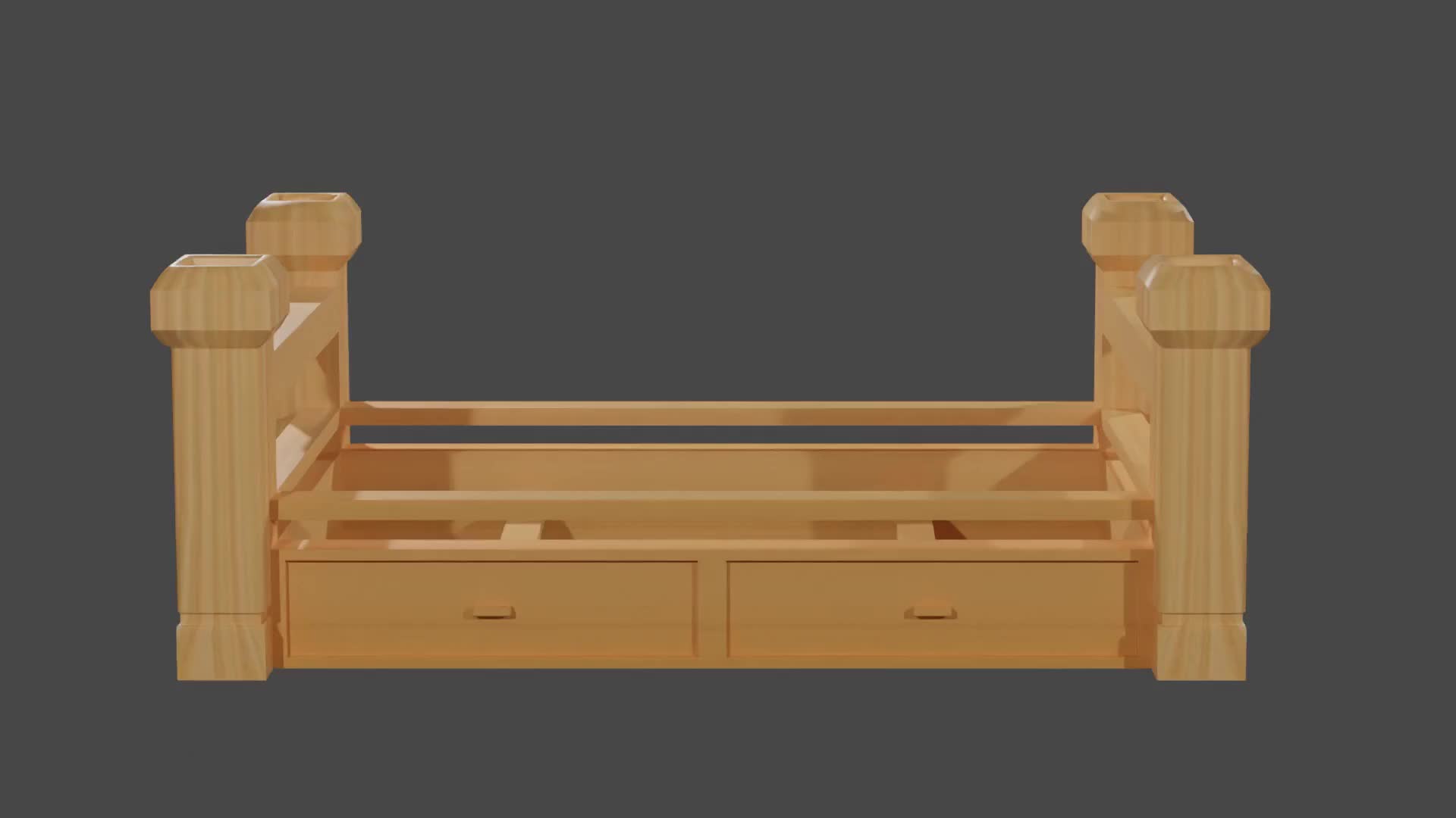 ArtStation - Bed Frame