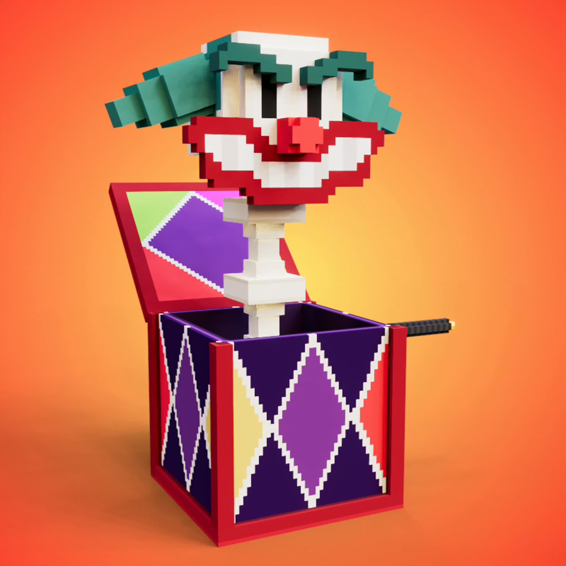 Clown Boxy  Minecraft Skin