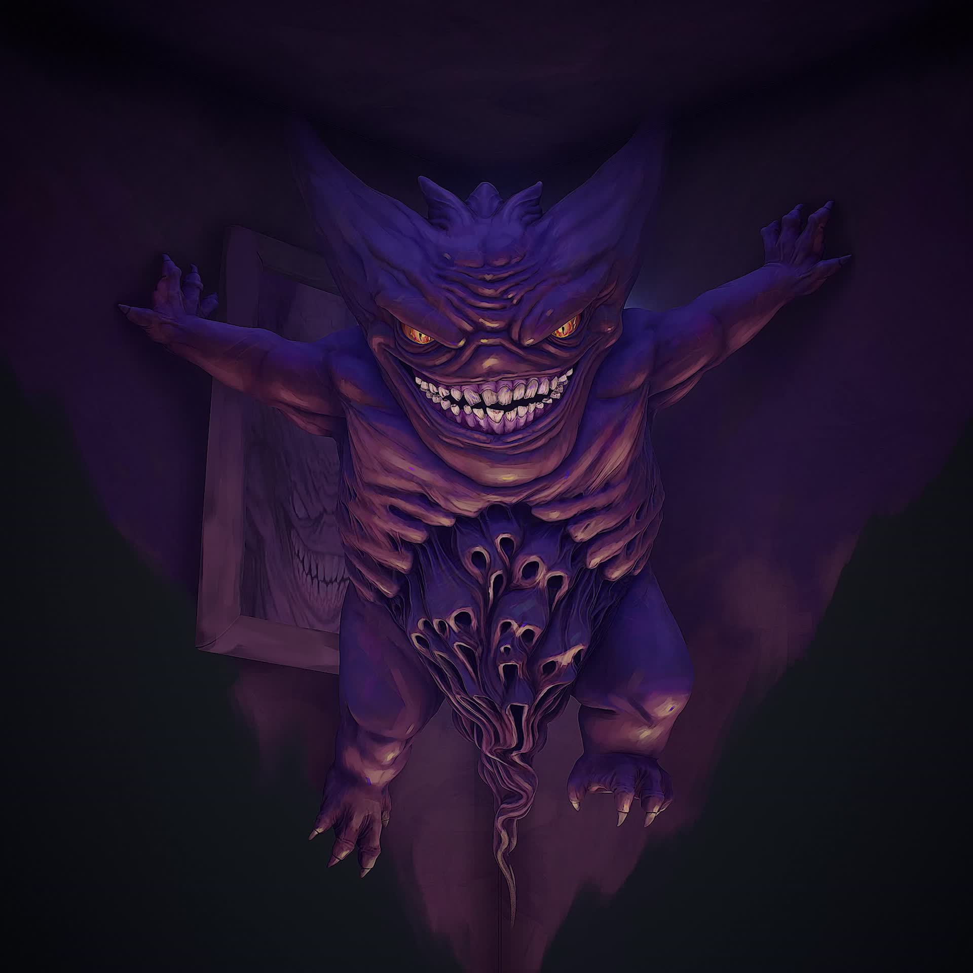 ArtStation - Scary Gengar