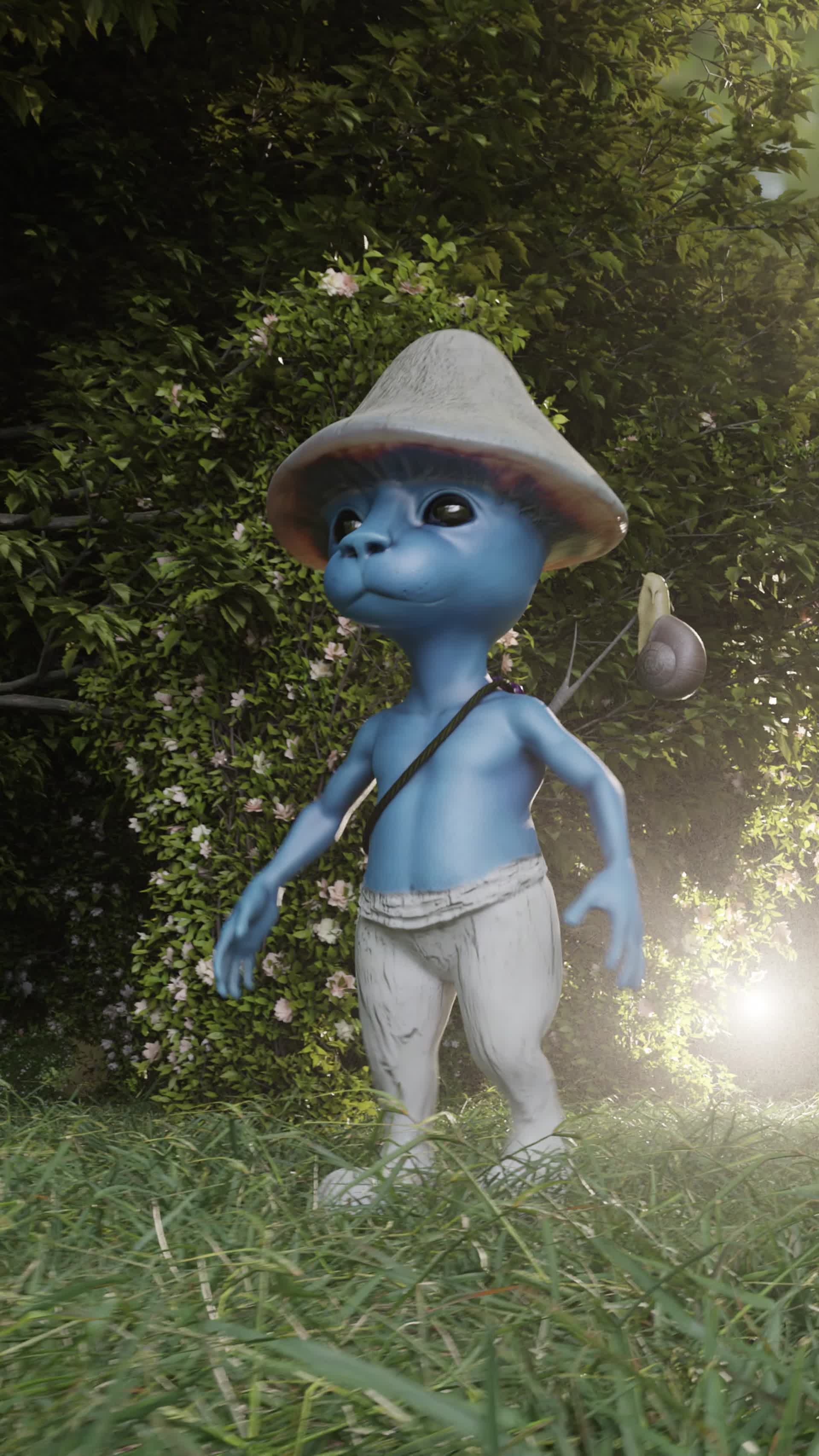 Smurf Cat - 3D Animation - PixelBoom