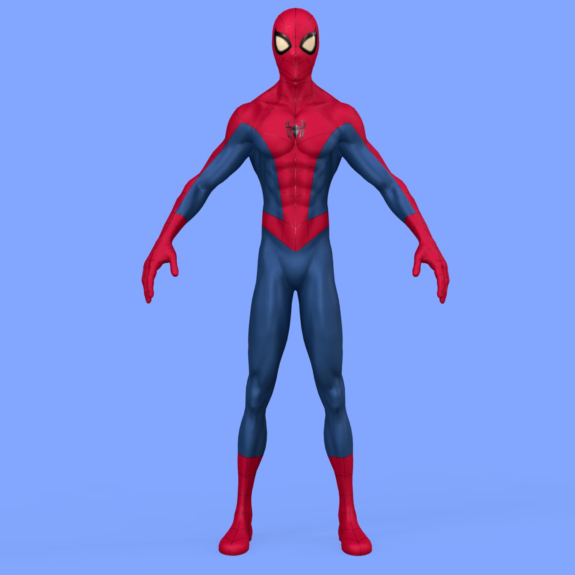 3D model The Amazing Spider-man 2 3D MODEL Low-poly VR / AR / low-poly