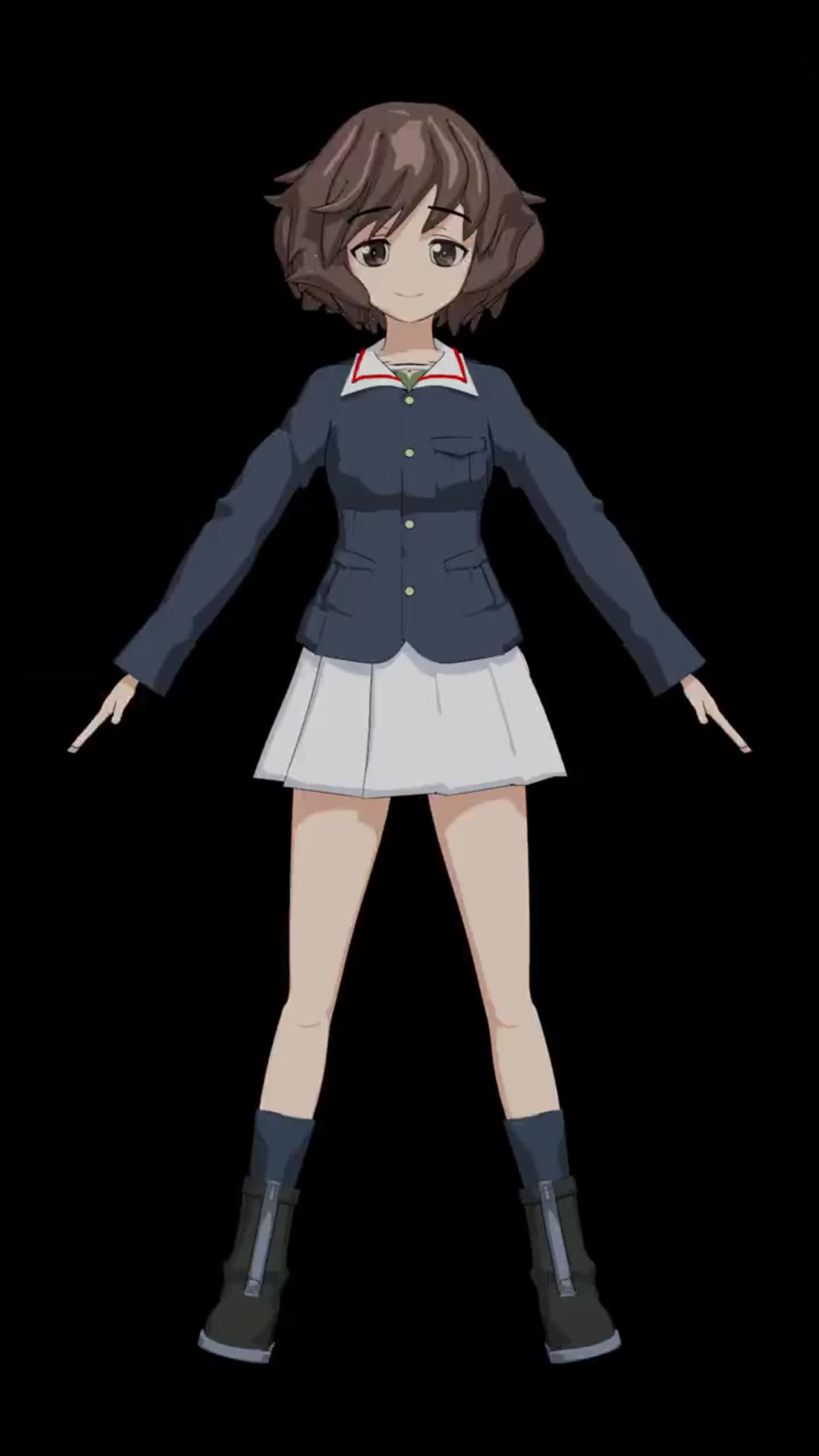 ArtStation - akiyama yukari : girls und panzer
