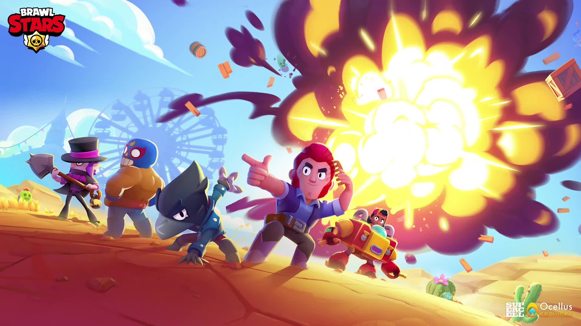 ArtStation - BRAWL STARS Loading Screen illustration