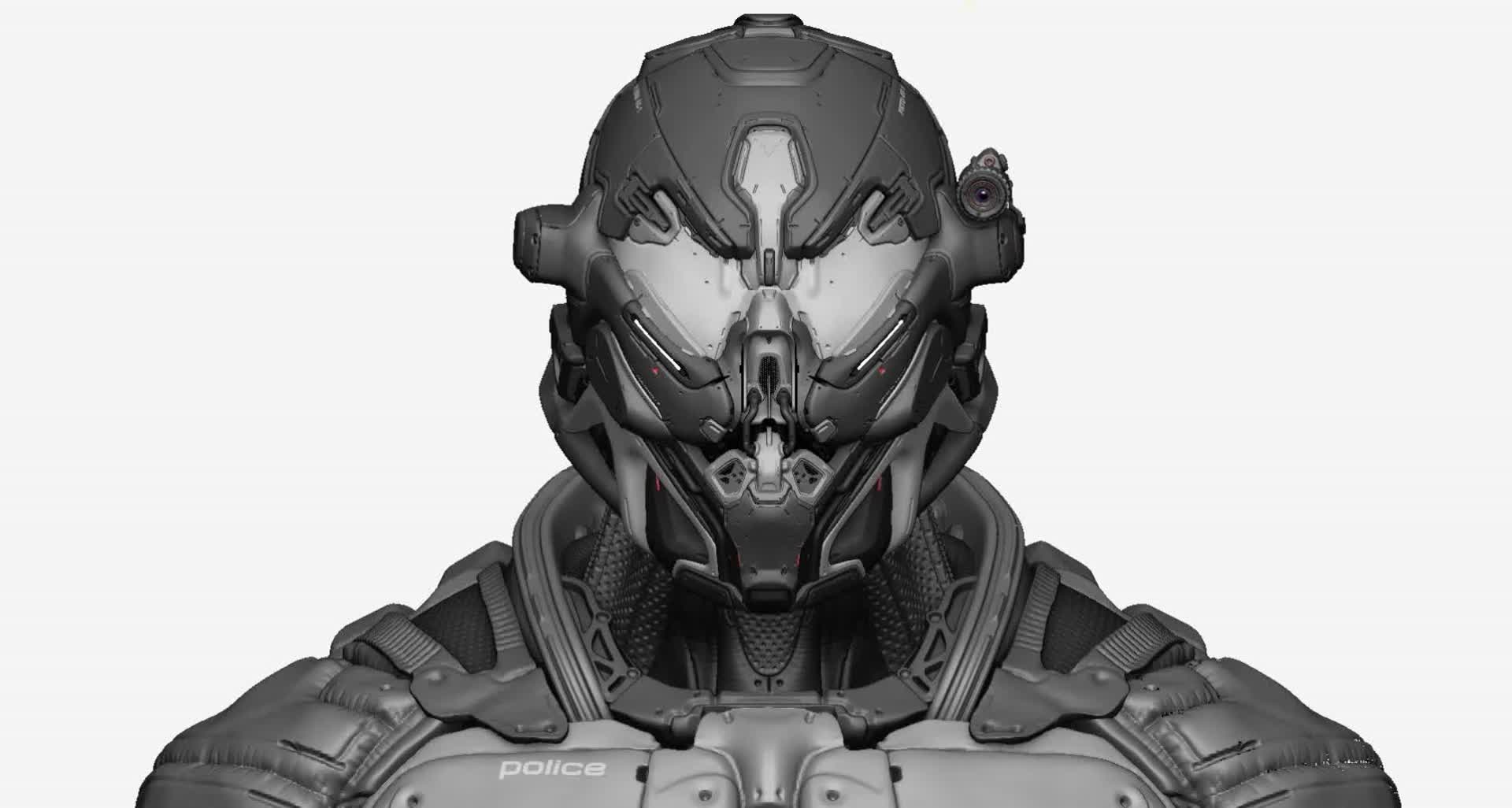 ArtStation - 5 stage process of concept, Arty scifi costume future  character designer