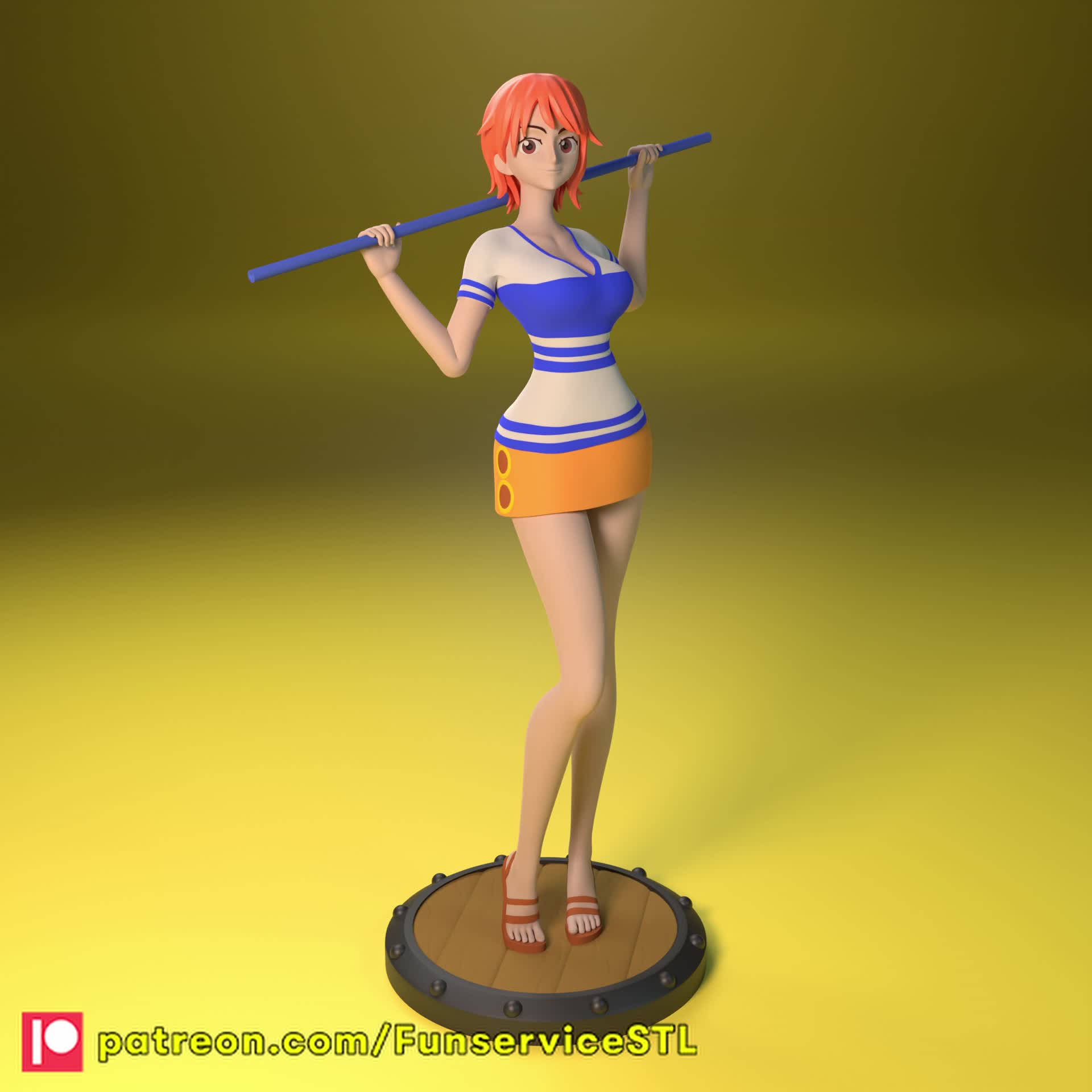 ArtStation - Nami - One Piece animated wallpaper